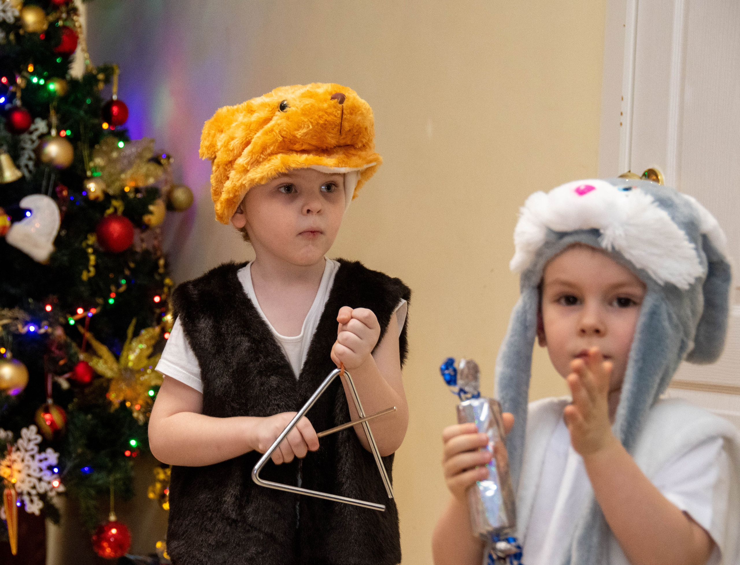 2023 Новый год. Акварель, Первомайка. Репортажный и детский фотограф в Новосибирске