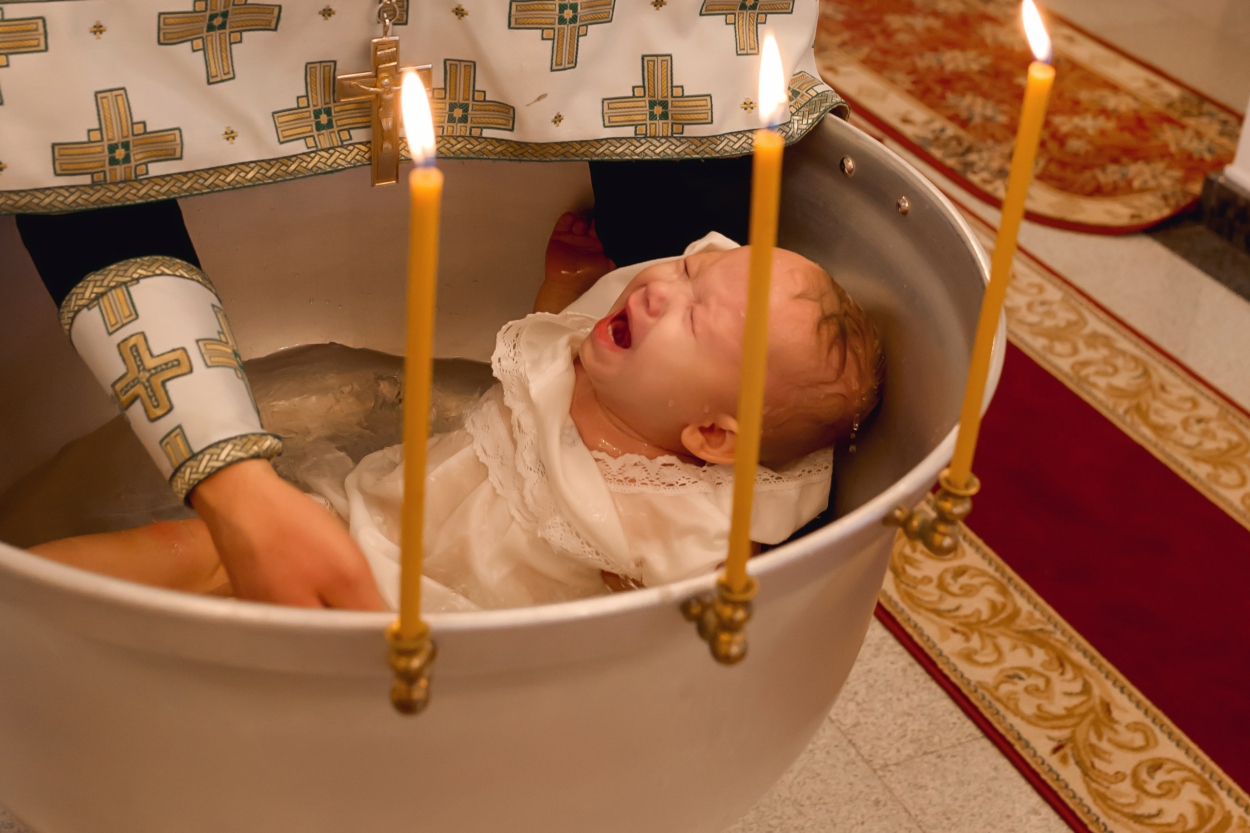 Крещение малышей. Фотограф Новорожденных и беременности г. Тюмень