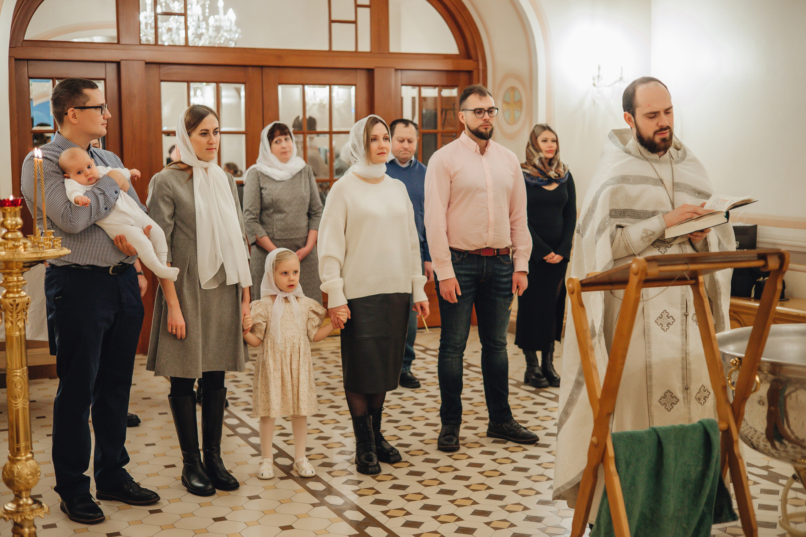 Крещение Василисы. Свадебный и семейный фотограф Пушкин Царское Село СПБ Питер Санкт-Петербург и Рязань Ольга Козлова