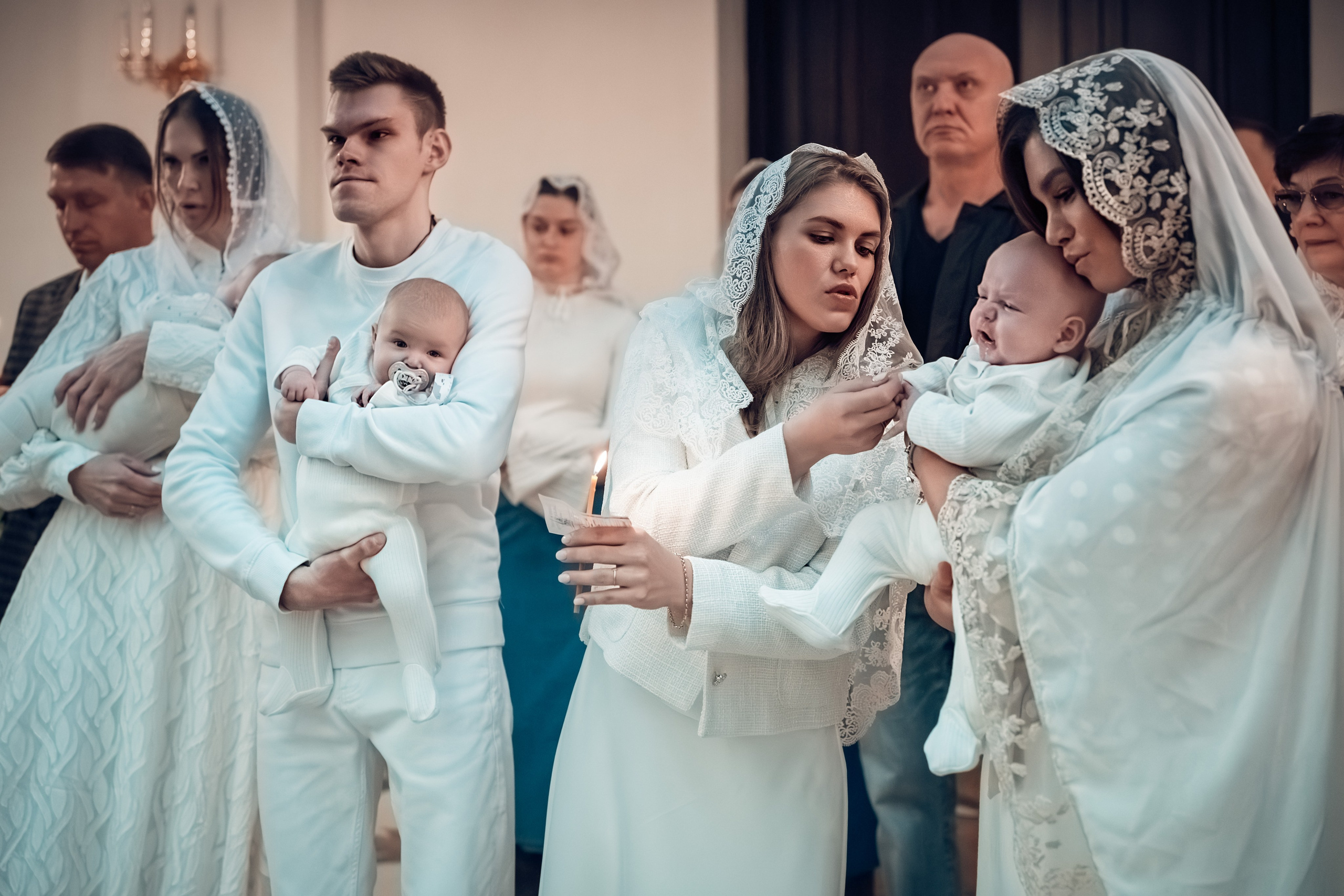 Крещение Александра и Варвары