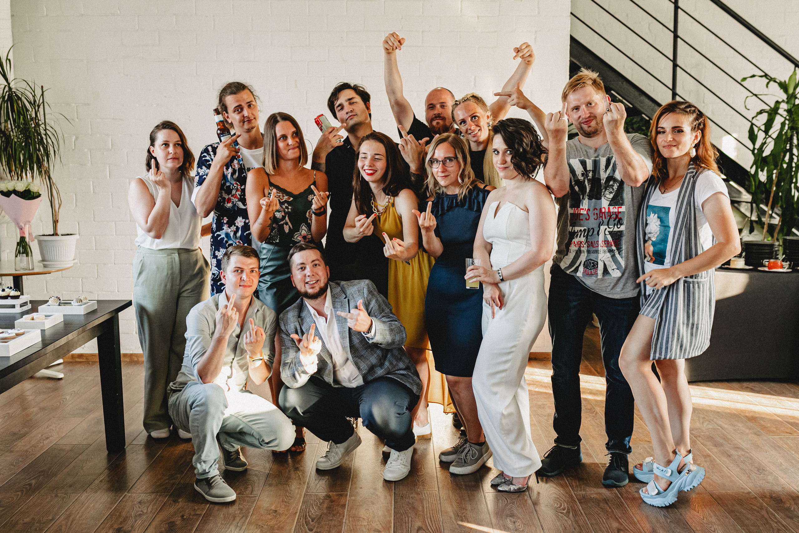 Свадьба Жени и Паши. С друзьями. Свадебный и семейный фотограф Женя Добрянская в Нижнем Новгороде