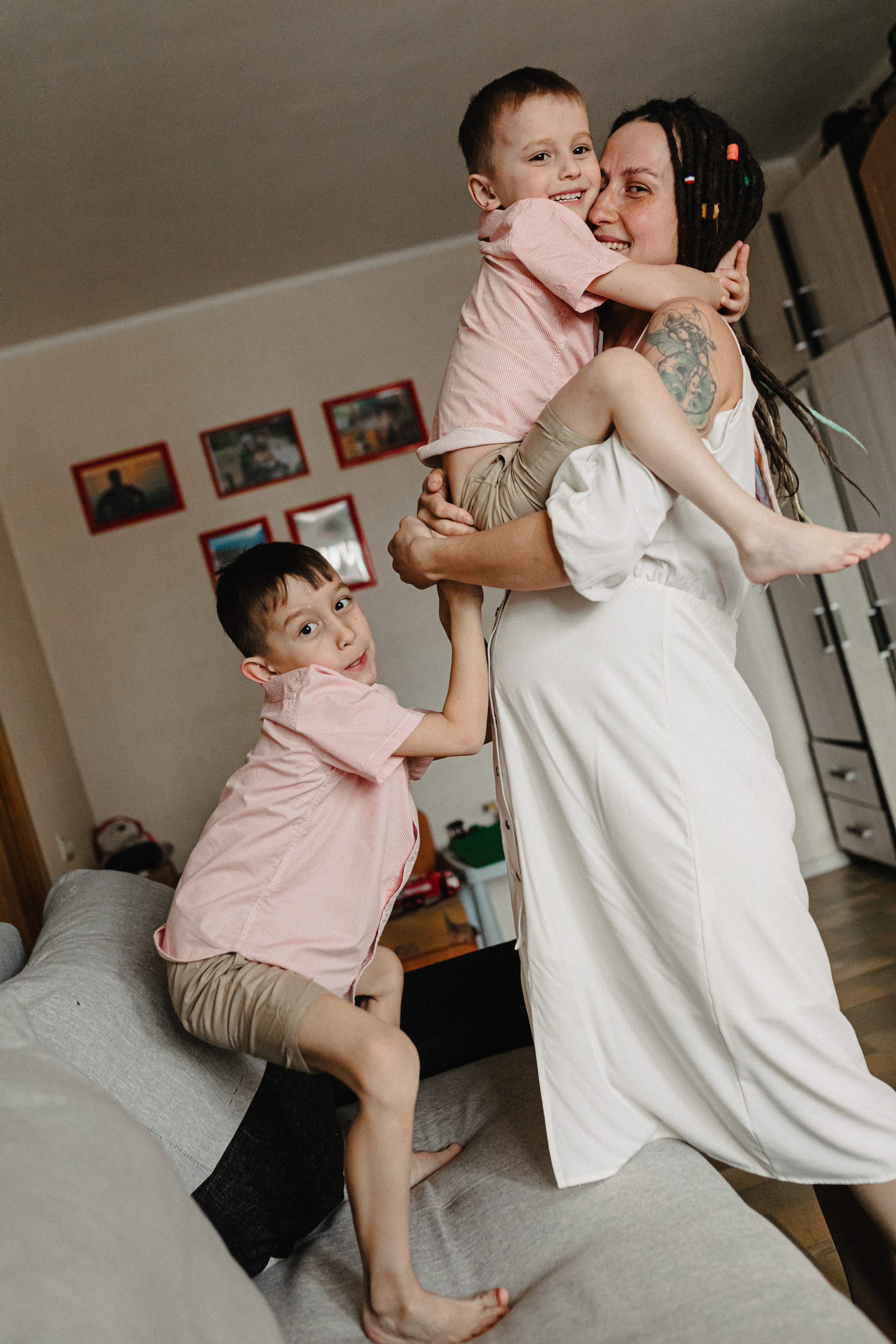 Лена и 3 сына. Свадебный и семейный фотограф Женя Добрянская в Нижнем Новгороде