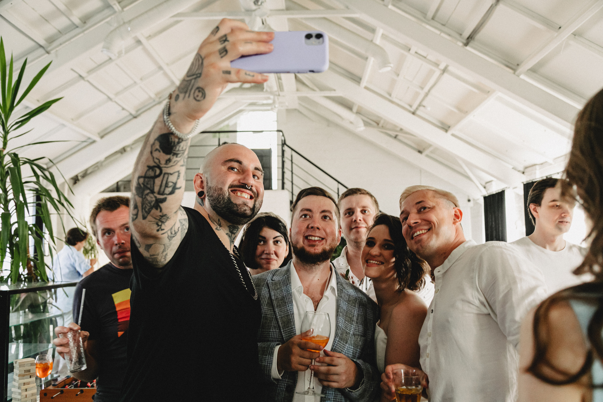 Свадьба Жени и Паши. С друзьями. Свадебный и семейный фотограф Женя Добрянская в Нижнем Новгороде