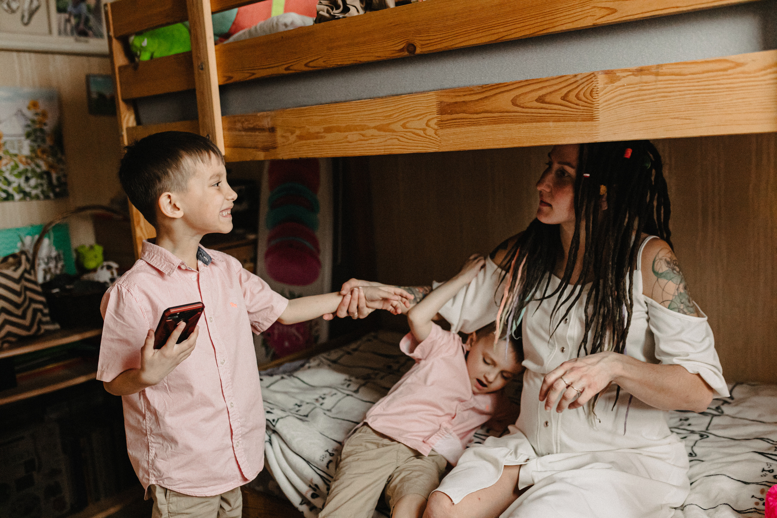 Лена и 3 сына. Свадебный и семейный фотограф Женя Добрянская в Нижнем Новгороде