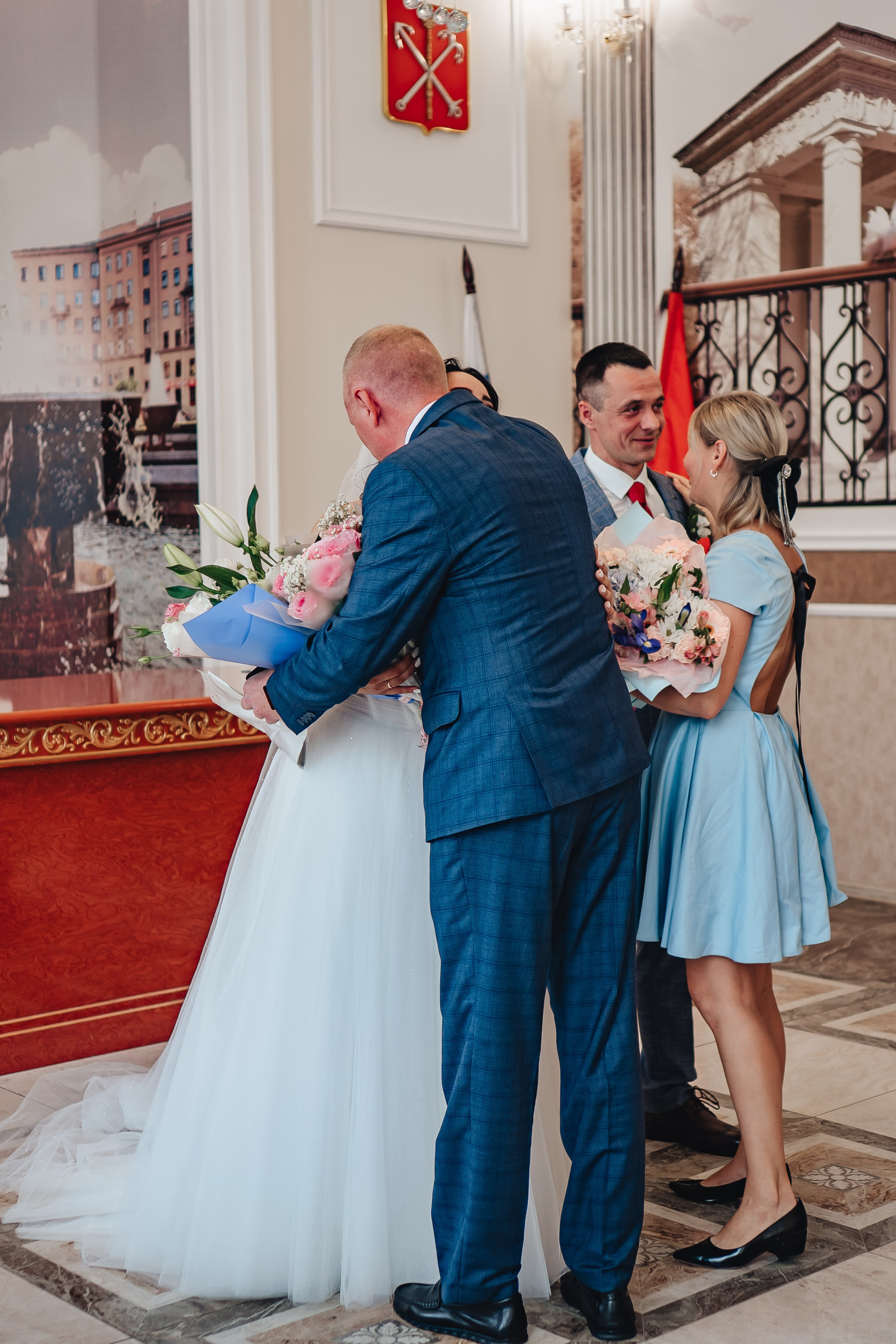 СВАДЕБНАЯ СЬЕМКА В ЗАГСЕ НА МОСКОВСКОМ ПРОСПЕКТЕ. Профессиональный фотограф, Санкт-Петербург — Виктория Богомолова