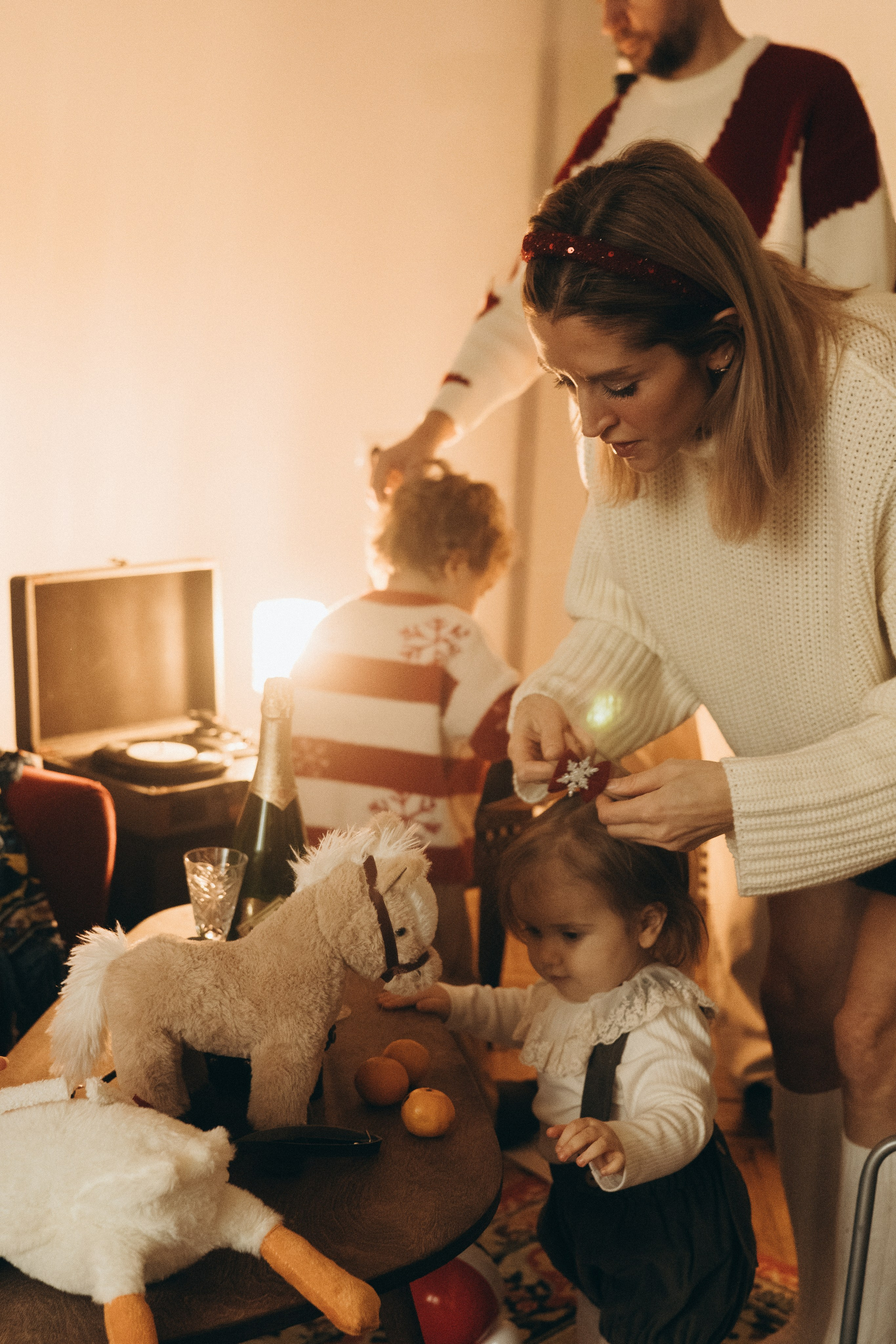 Годик или Ретро Новый год. Семейный, ньюборн фотограф, фотограф на роды в Москве, Виктория Тюльдюкова