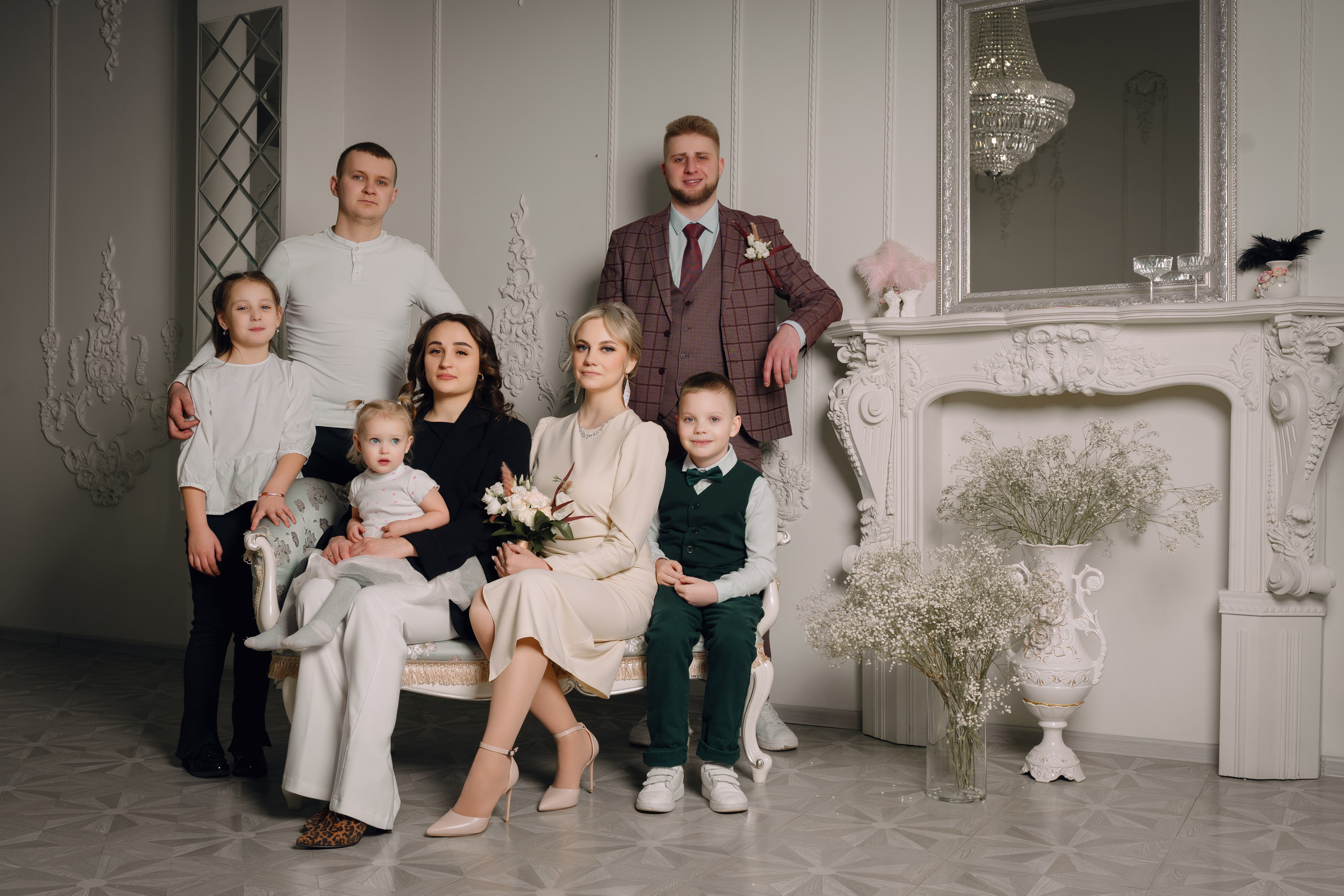 Свадебная фотосессия в студии. Фотограф Ким Наталья в Красноярске