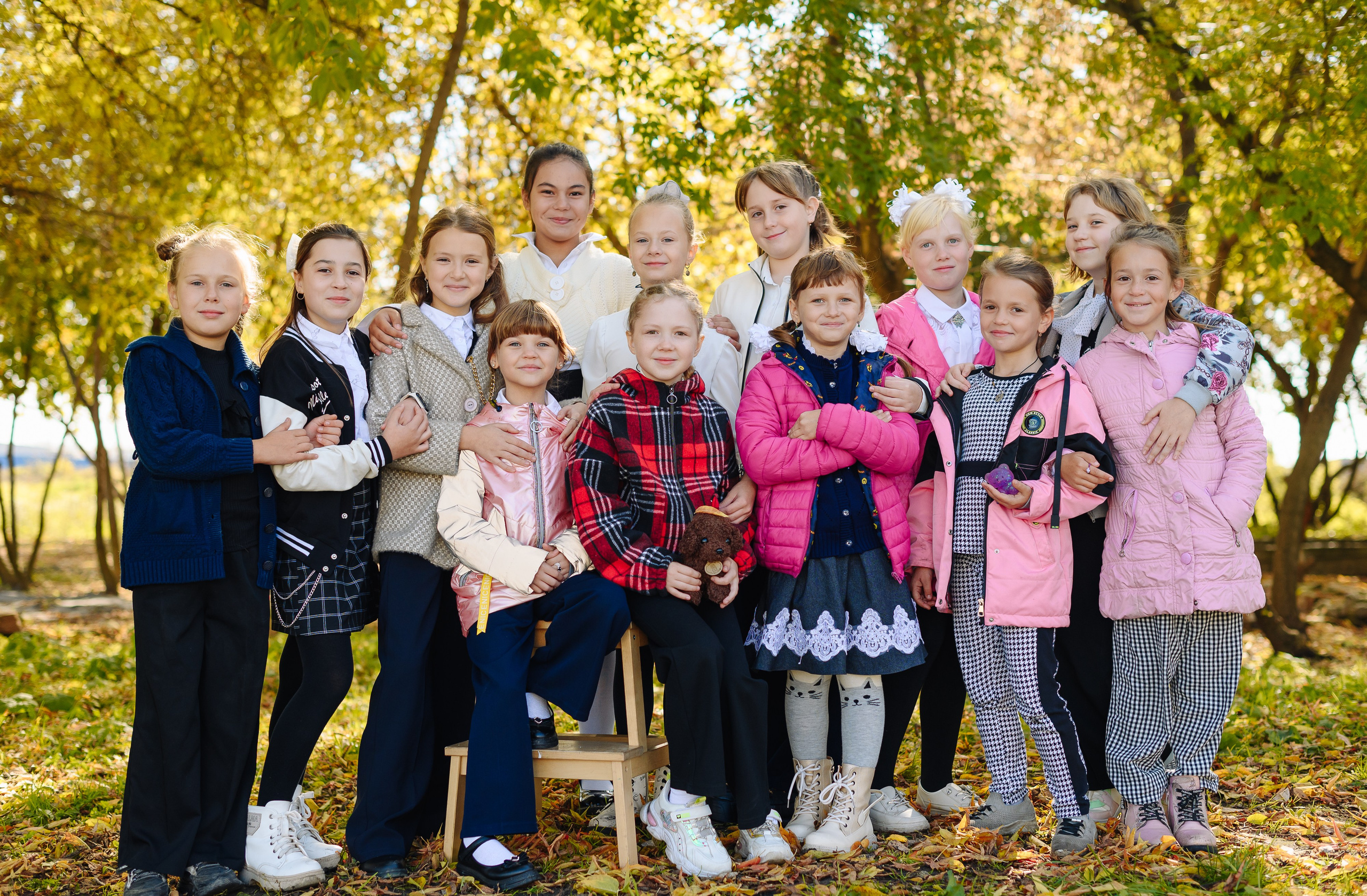 3 класс в парке. Свадебный, семейный и школьный фотограф в Бийске Ксения Мамаева