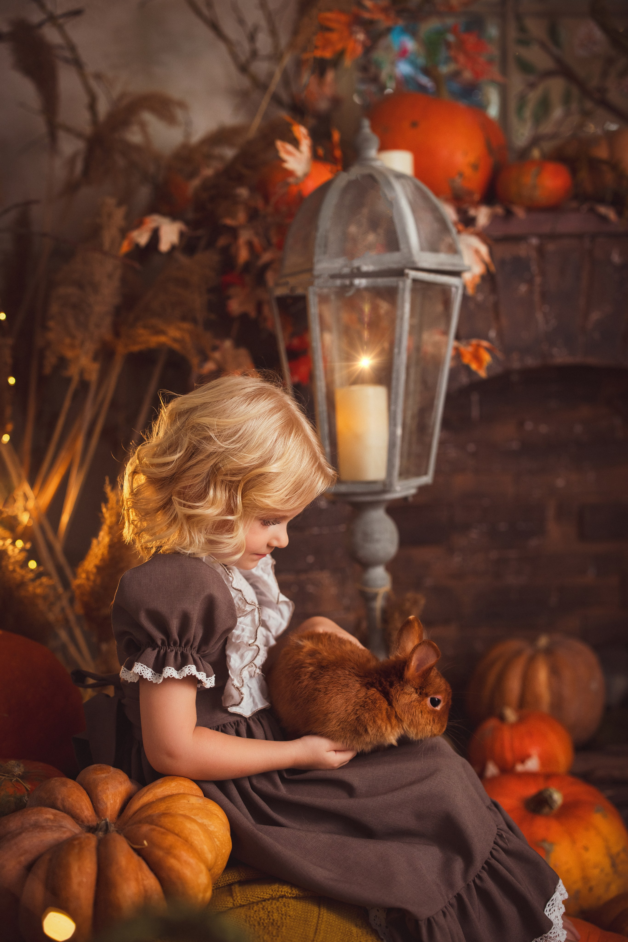 Детская осенняя фотосессия в фотостудии «Авторская». Семейный и детский фотограф в Краснодаре Анна Трашкова