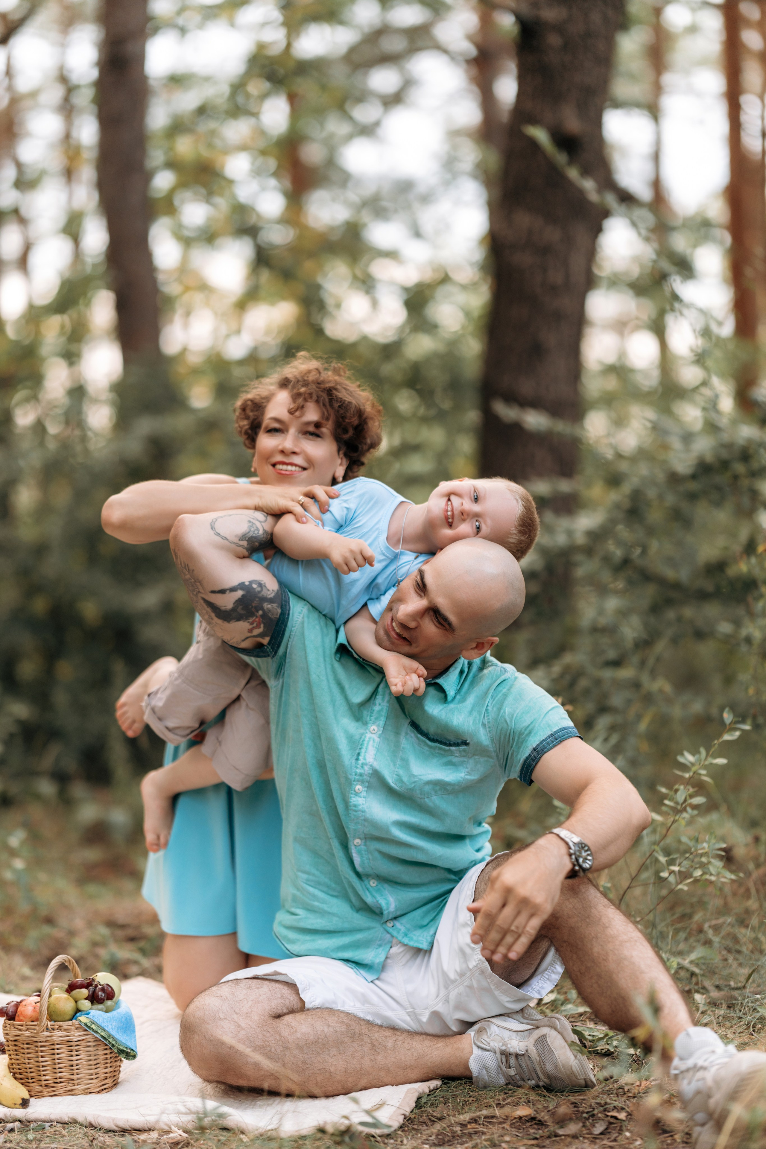 Семья на природе. Семейный и свадебный фотограф в Ульяновске Арина Авдеева