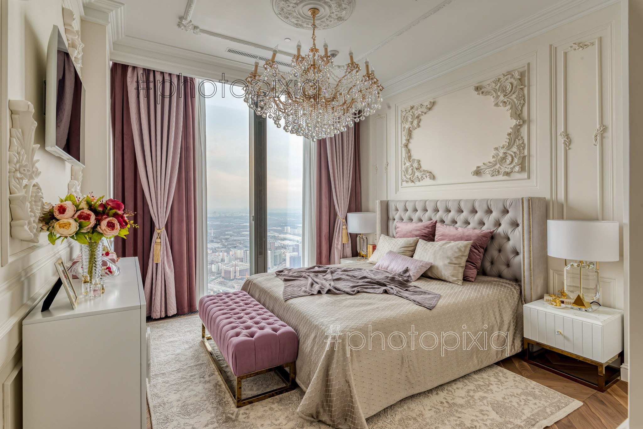 Интерьерная съёмка апартаментов в Neva Towers. Интерьерная съёмка и виртуальные туры — Интерьерный фотограф Кузнецов Сергей (photopixiq)