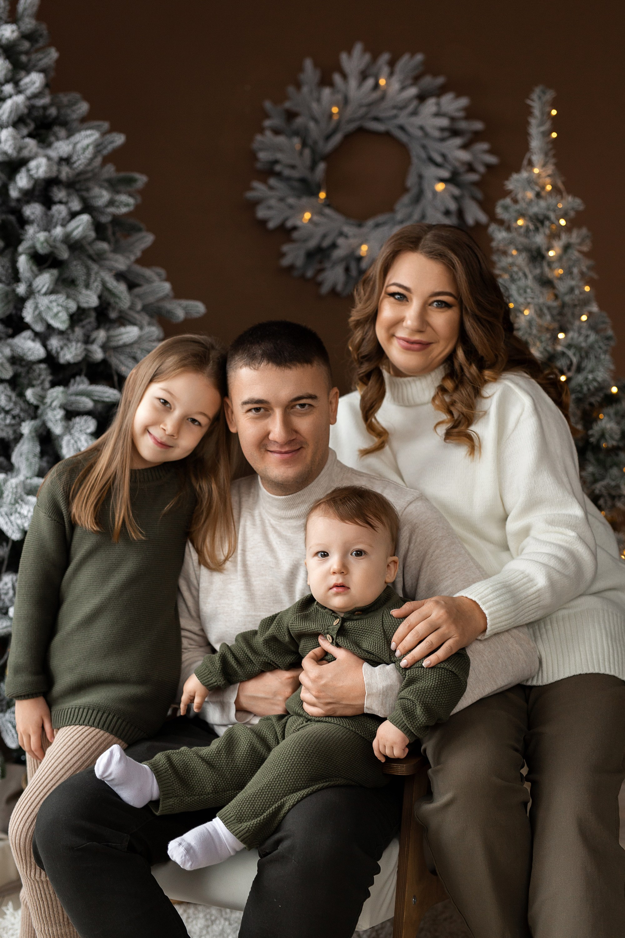 Большая семья. Новый год. Семейный фотограф в Каневской Епифанова Ольга