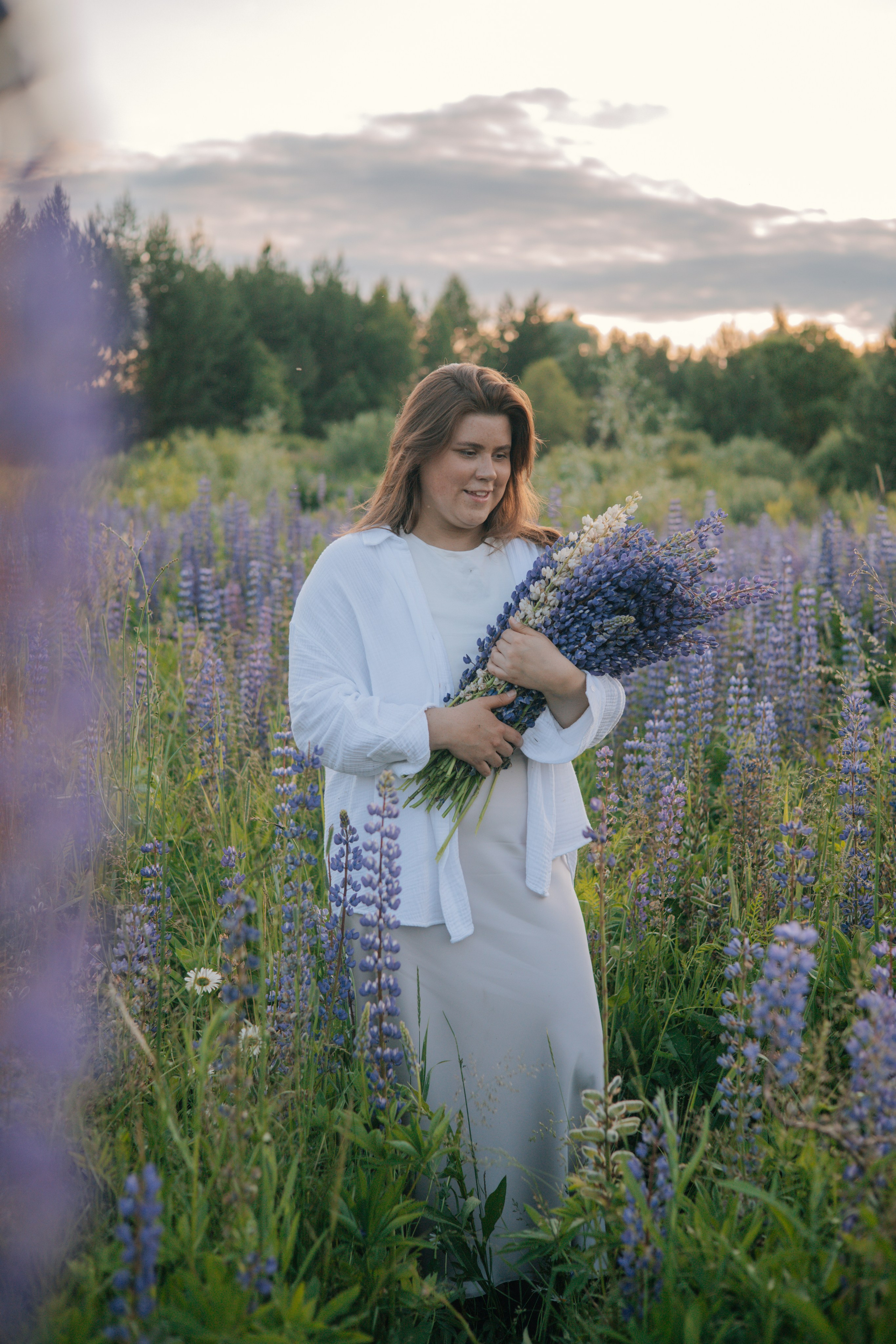 Фотосессия в люпинах. Семейные и индивидуальные съемки в Йошкар-Оле