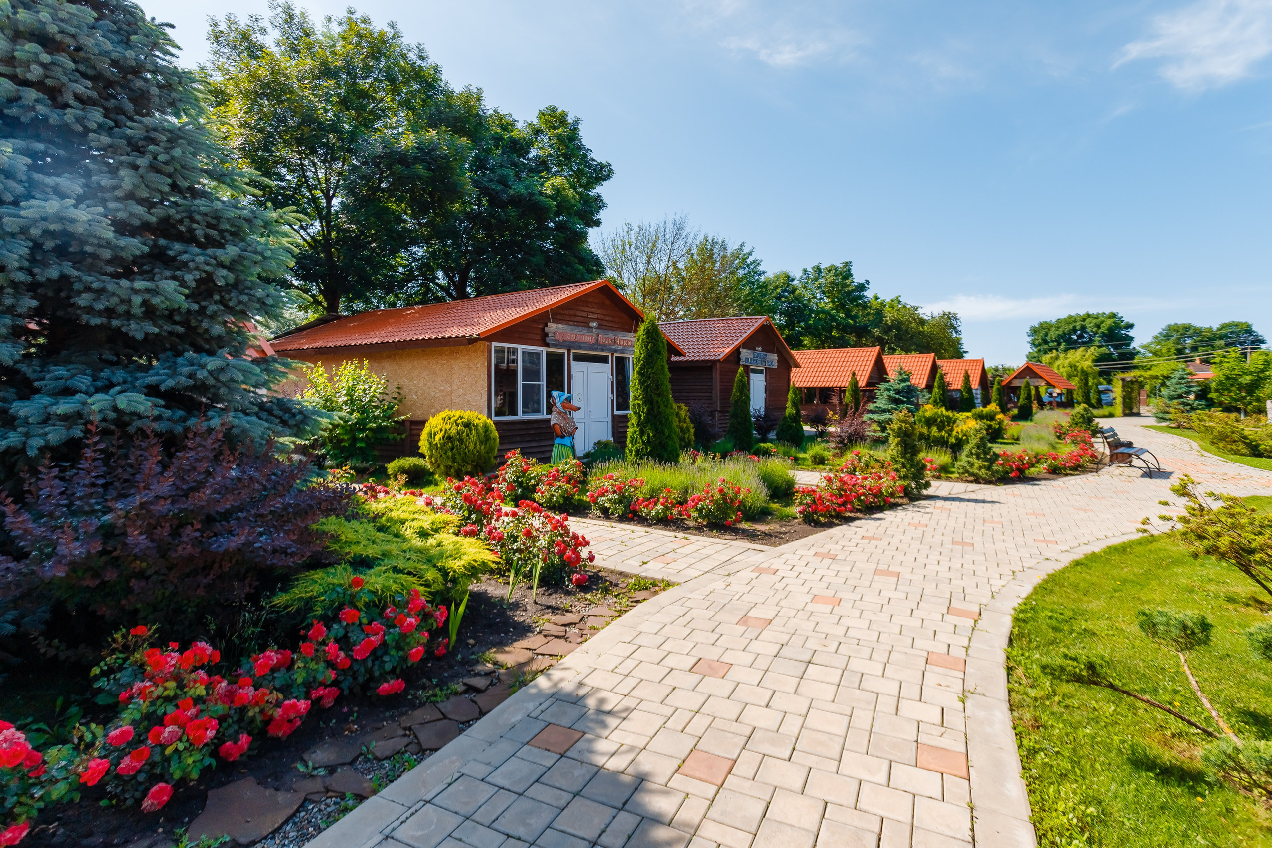 Беседки на горячем источнике