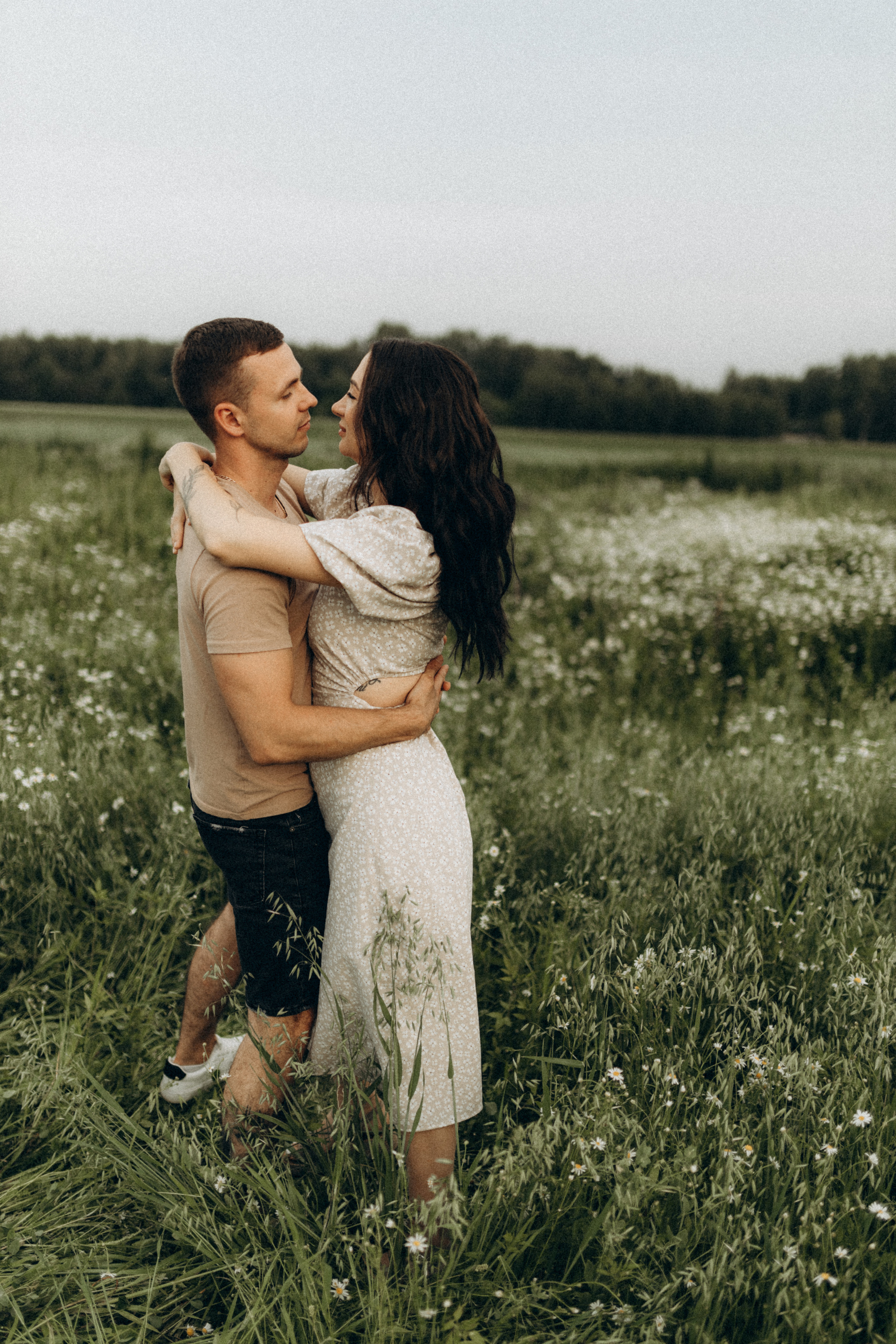 Семейная съёмка в ромашках. Фотограф НОГИНСК, Москва, Анастасия Белая