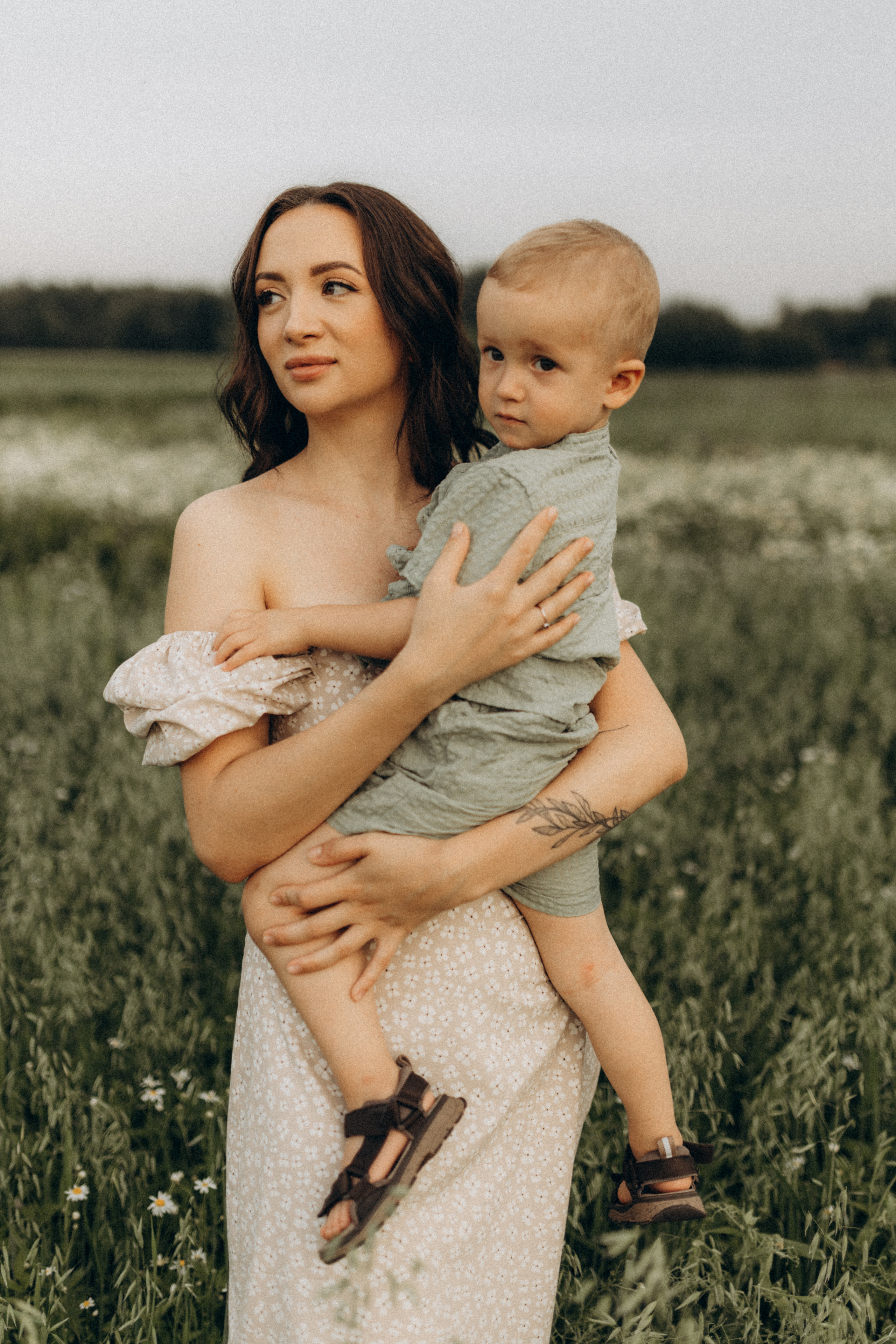 Семейная съёмка в ромашках. Фотограф НОГИНСК, Москва, Анастасия Белая