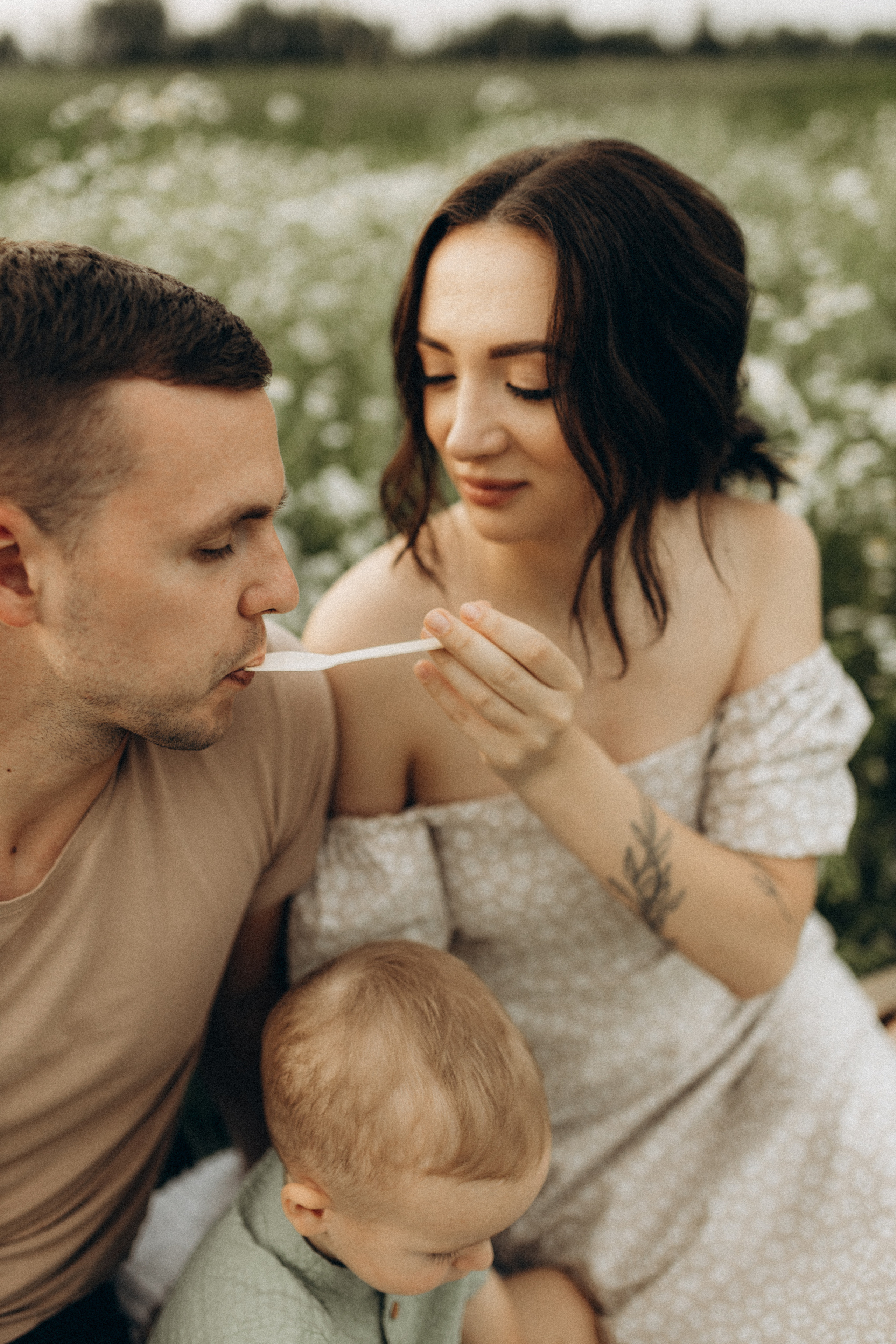 Семейная съёмка в ромашках. Фотограф НОГИНСК, Москва, Анастасия Белая