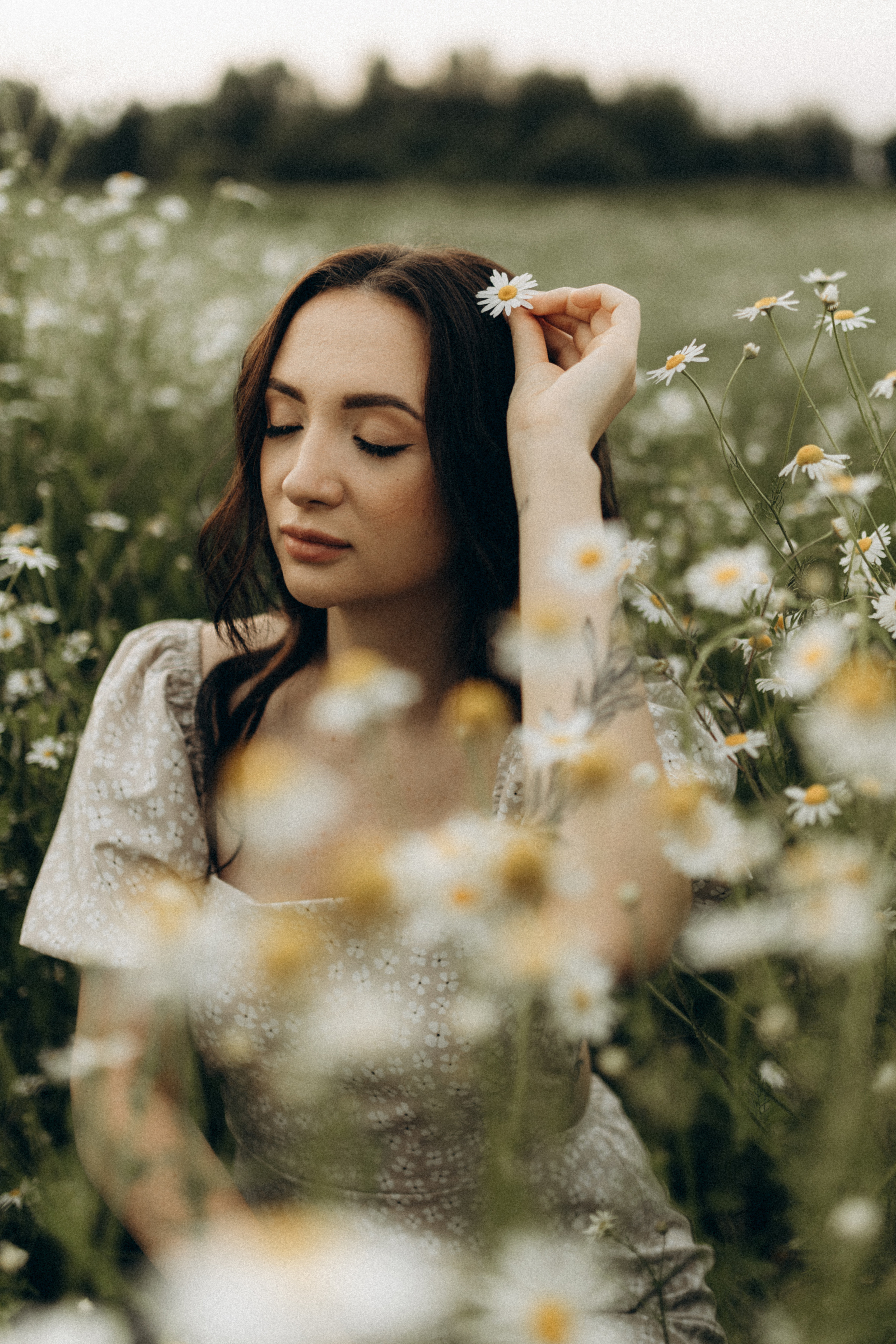 Семейная съёмка в ромашках. Фотограф НОГИНСК, Москва, Анастасия Белая