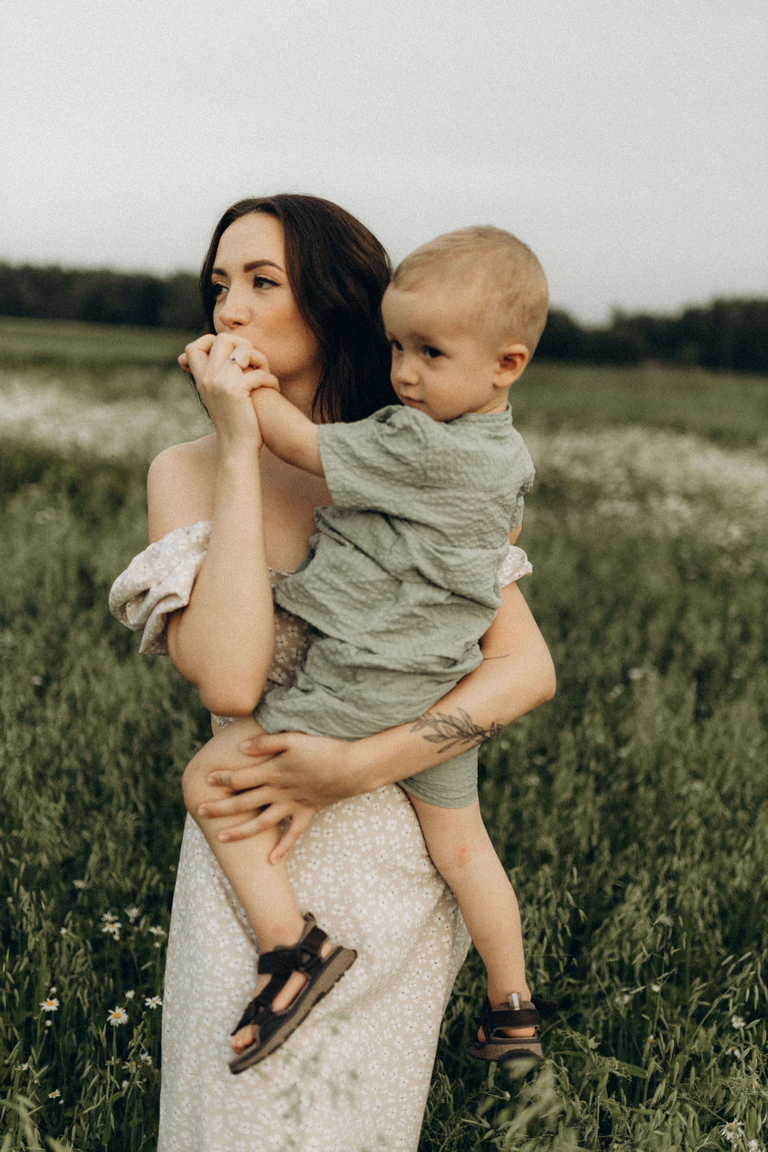 Семейная съёмка в ромашках. Фотограф НОГИНСК, Москва, Анастасия Белая