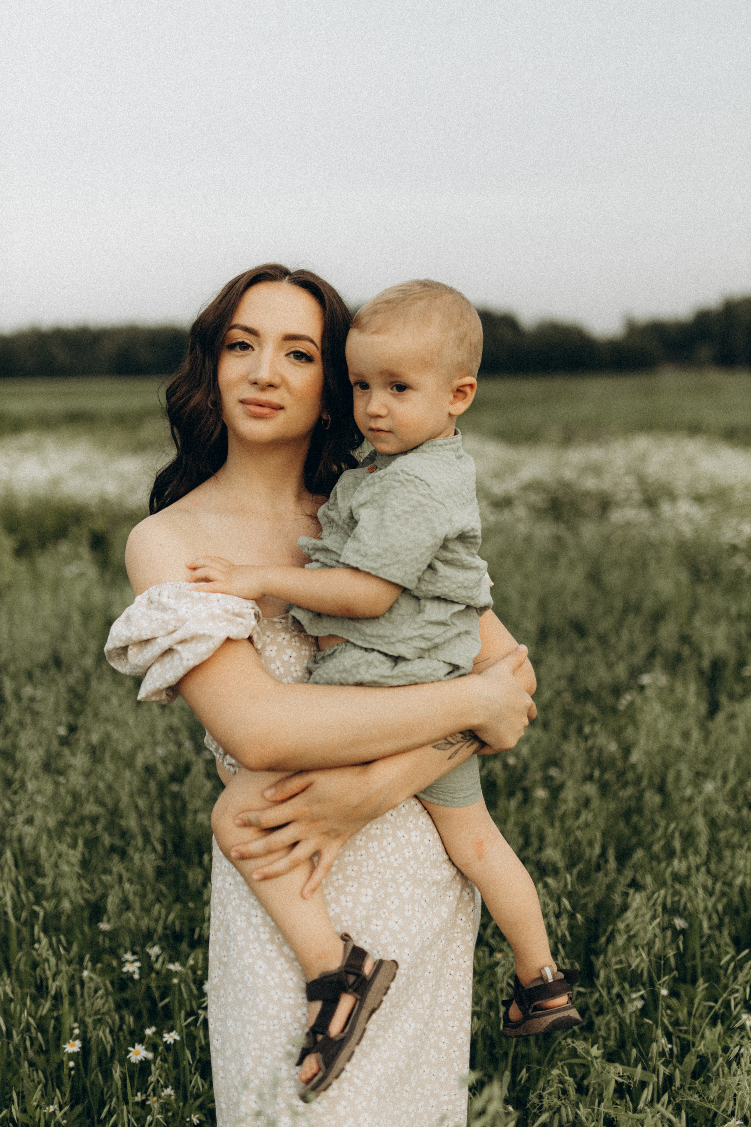 Семейная съёмка в ромашках. Фотограф НОГИНСК, Москва, Анастасия Белая