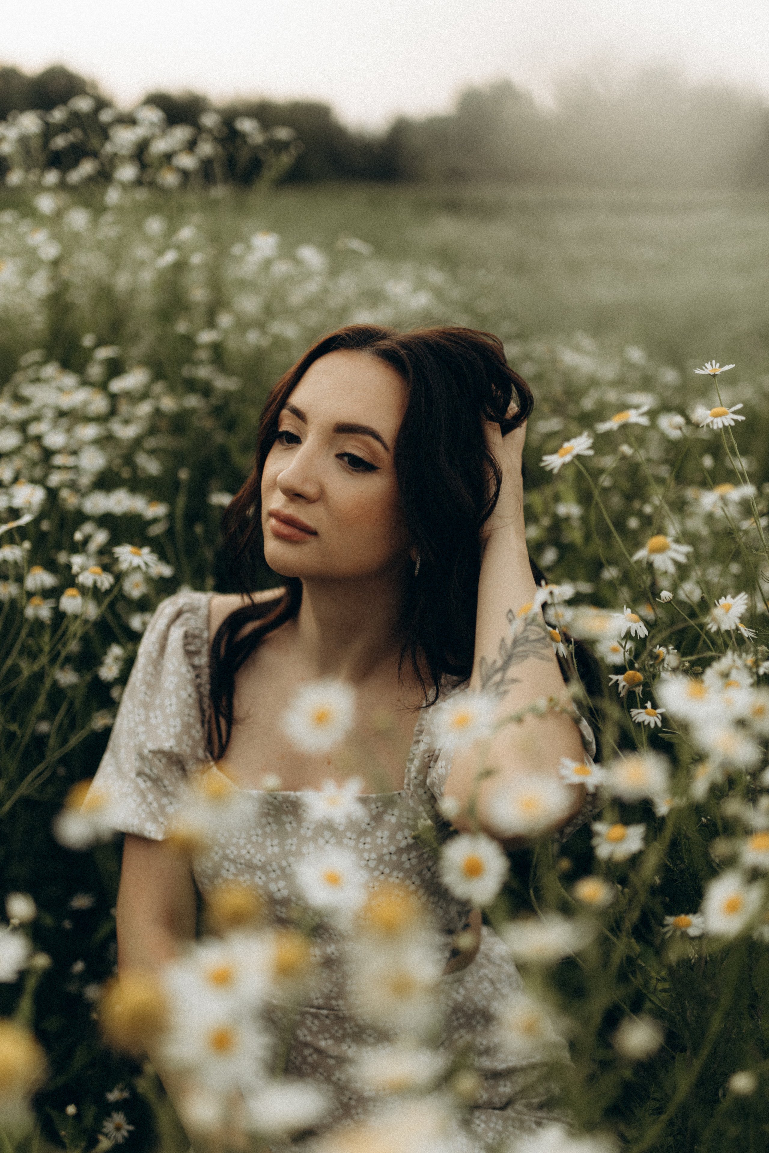 Семейная съёмка в ромашках. Фотограф НОГИНСК, Москва, Анастасия Белая