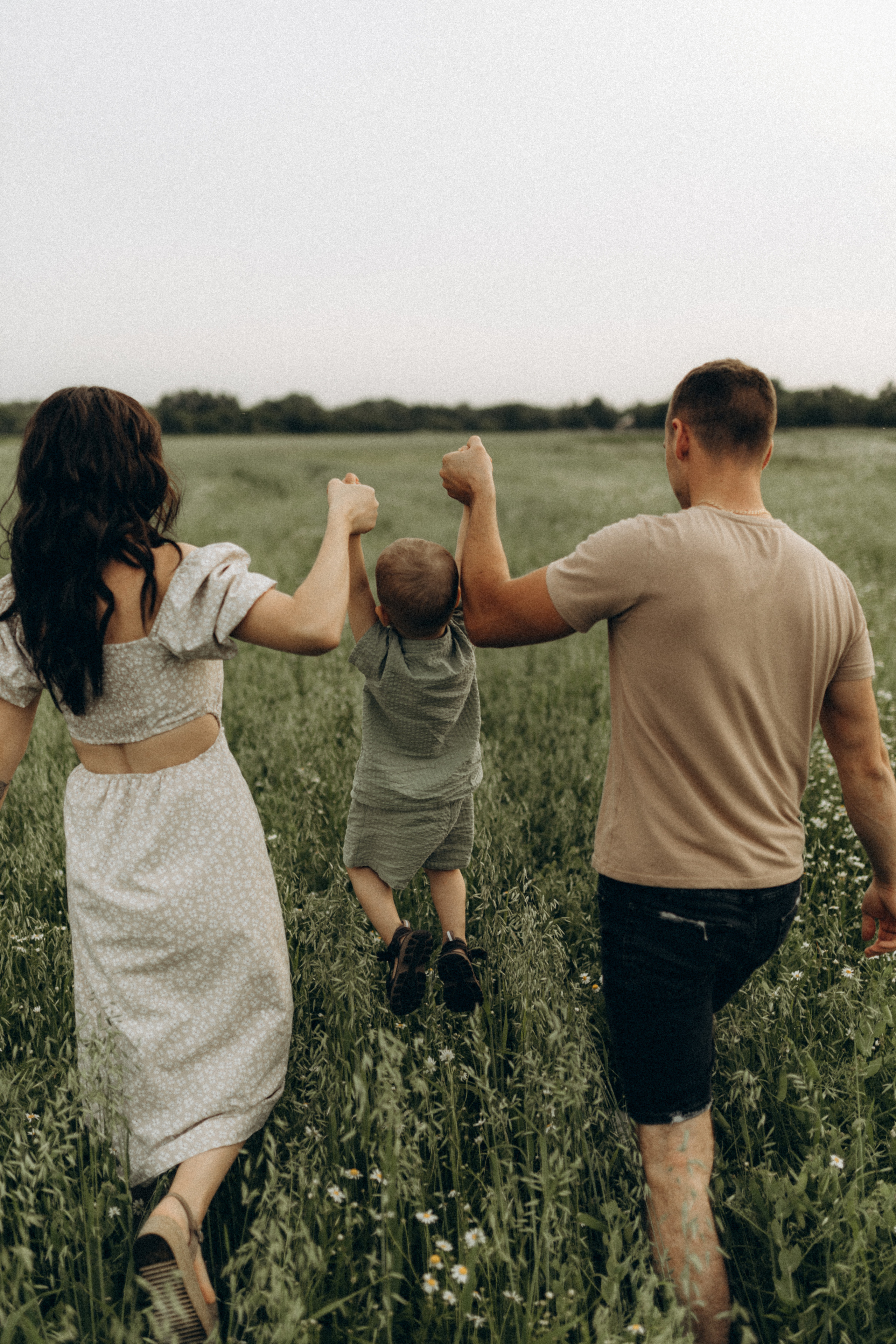 Семейная съёмка в ромашках. Фотограф НОГИНСК, Москва, Анастасия Белая