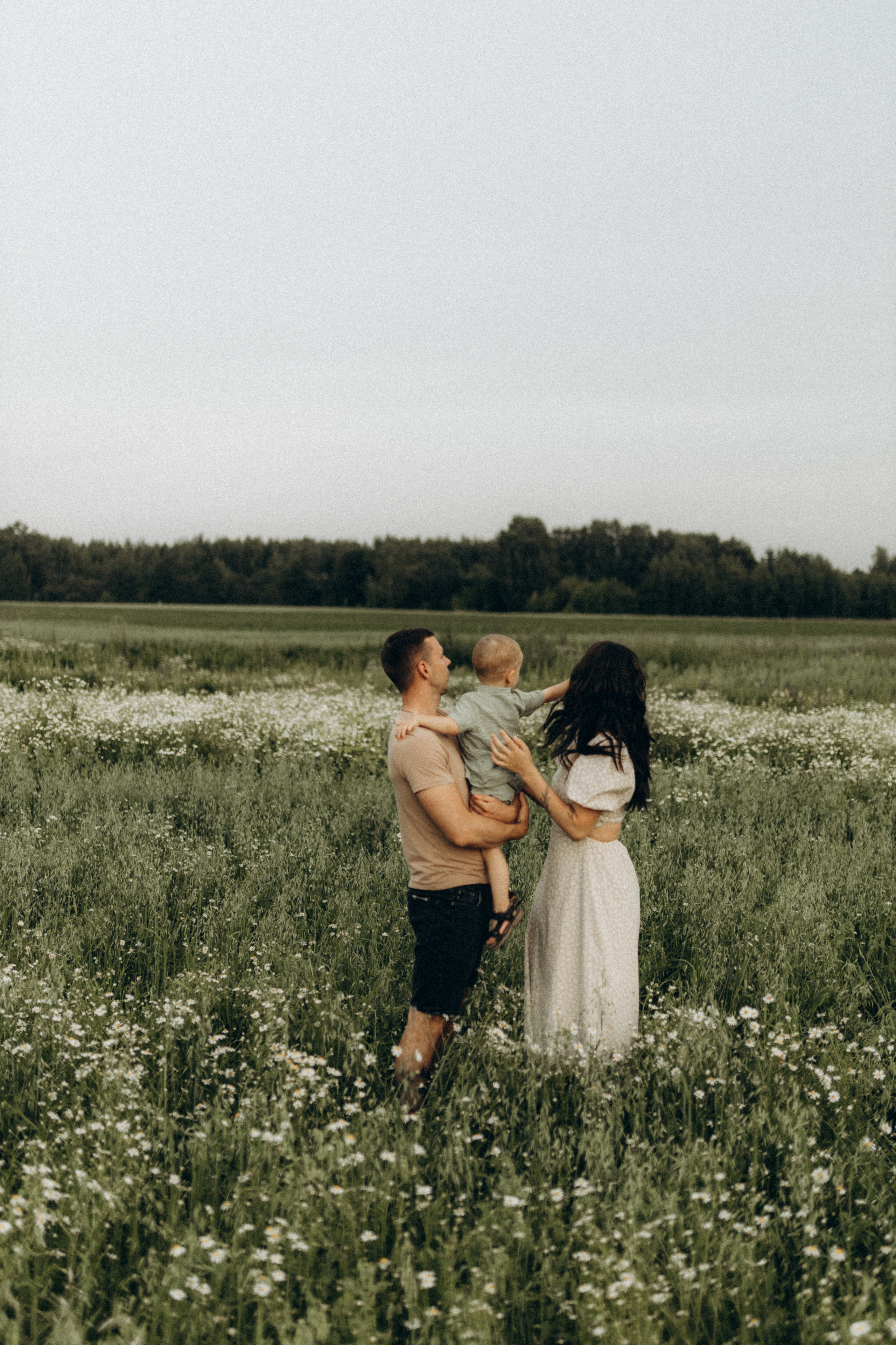 Семейная съёмка в ромашках. Фотограф НОГИНСК, Москва, Анастасия Белая