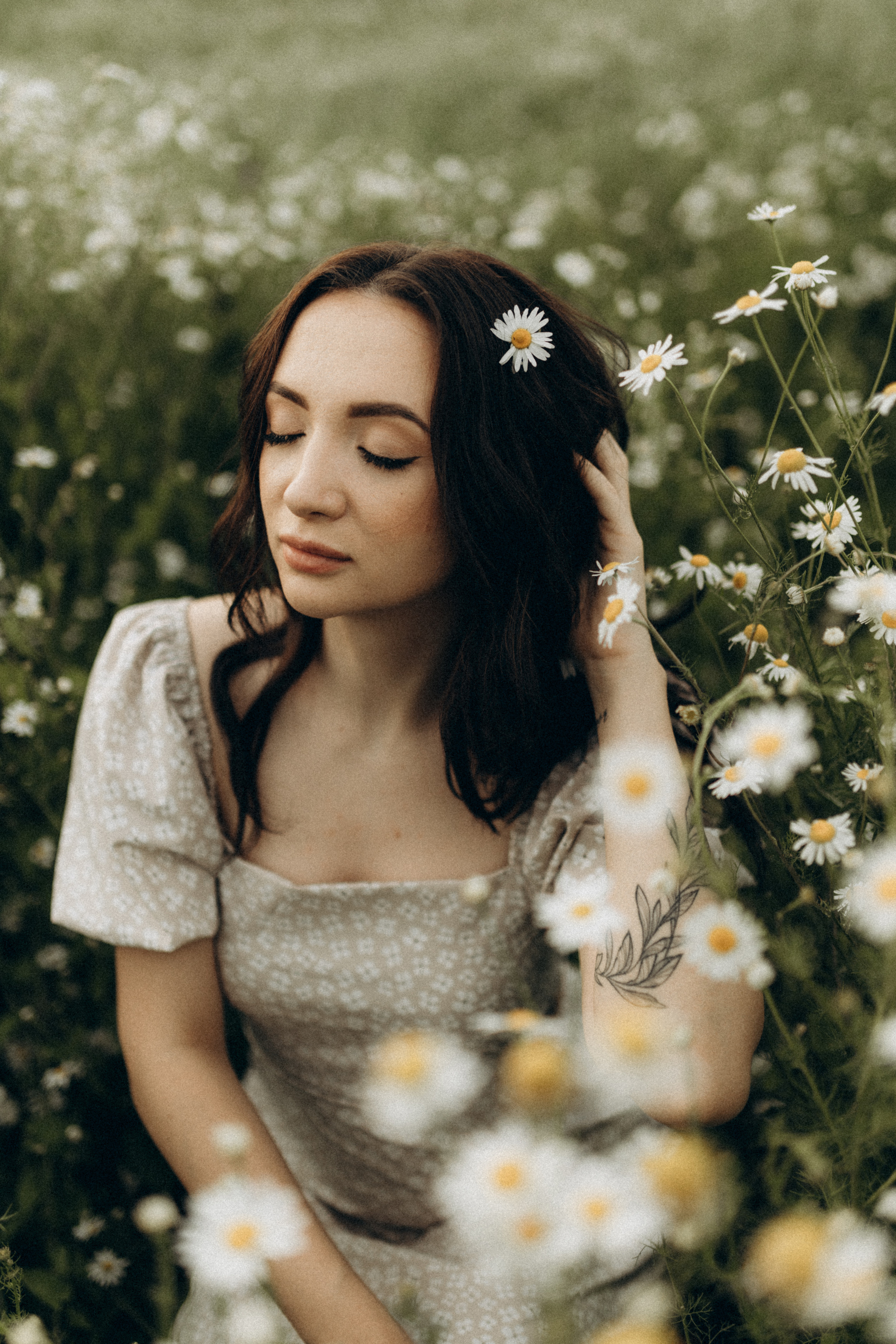 Семейная съёмка в ромашках. Фотограф НОГИНСК, Москва, Анастасия Белая