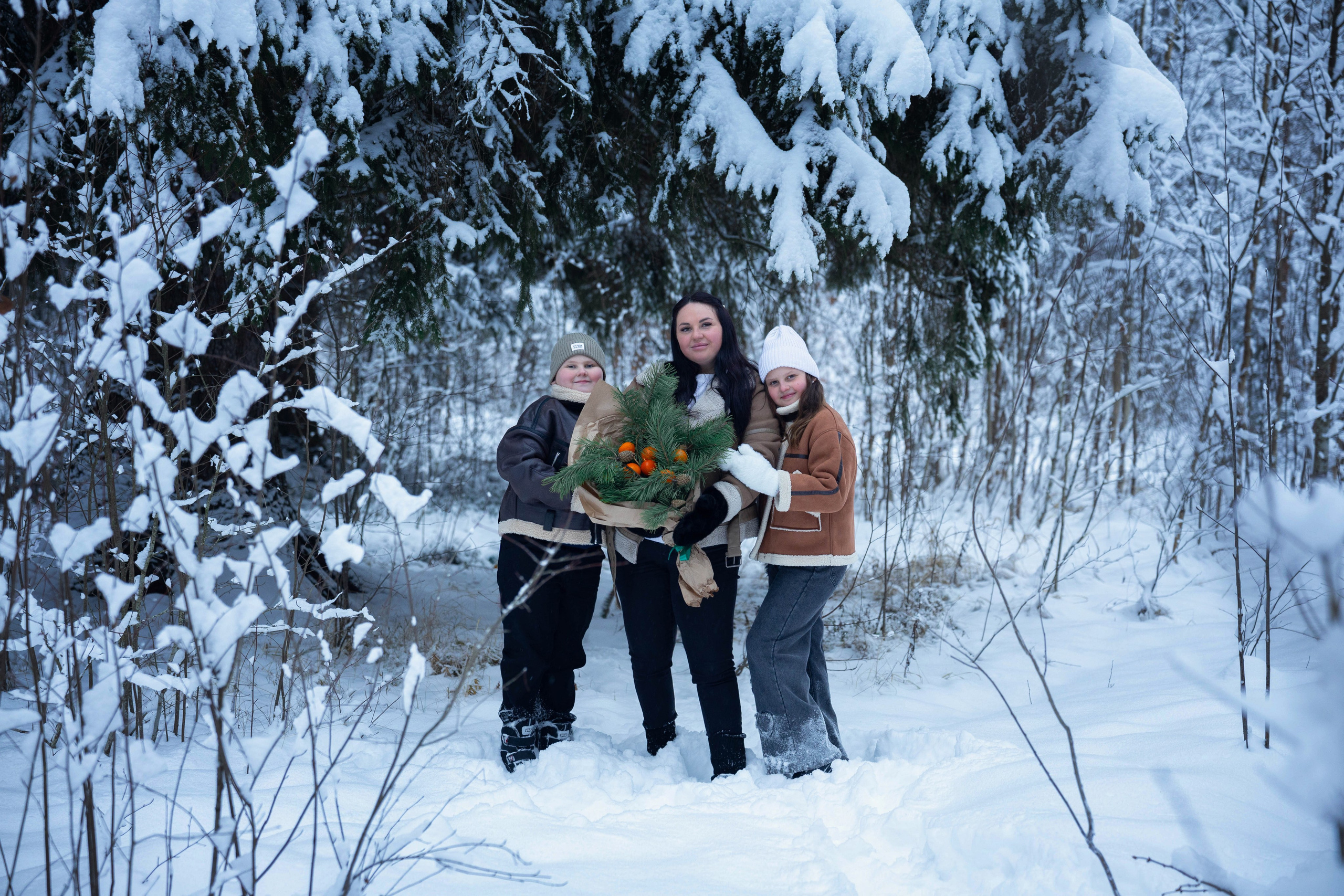 Семейная зимняя сказка. Свадебный и семейный фотограф Бологое Тверь — Ninel