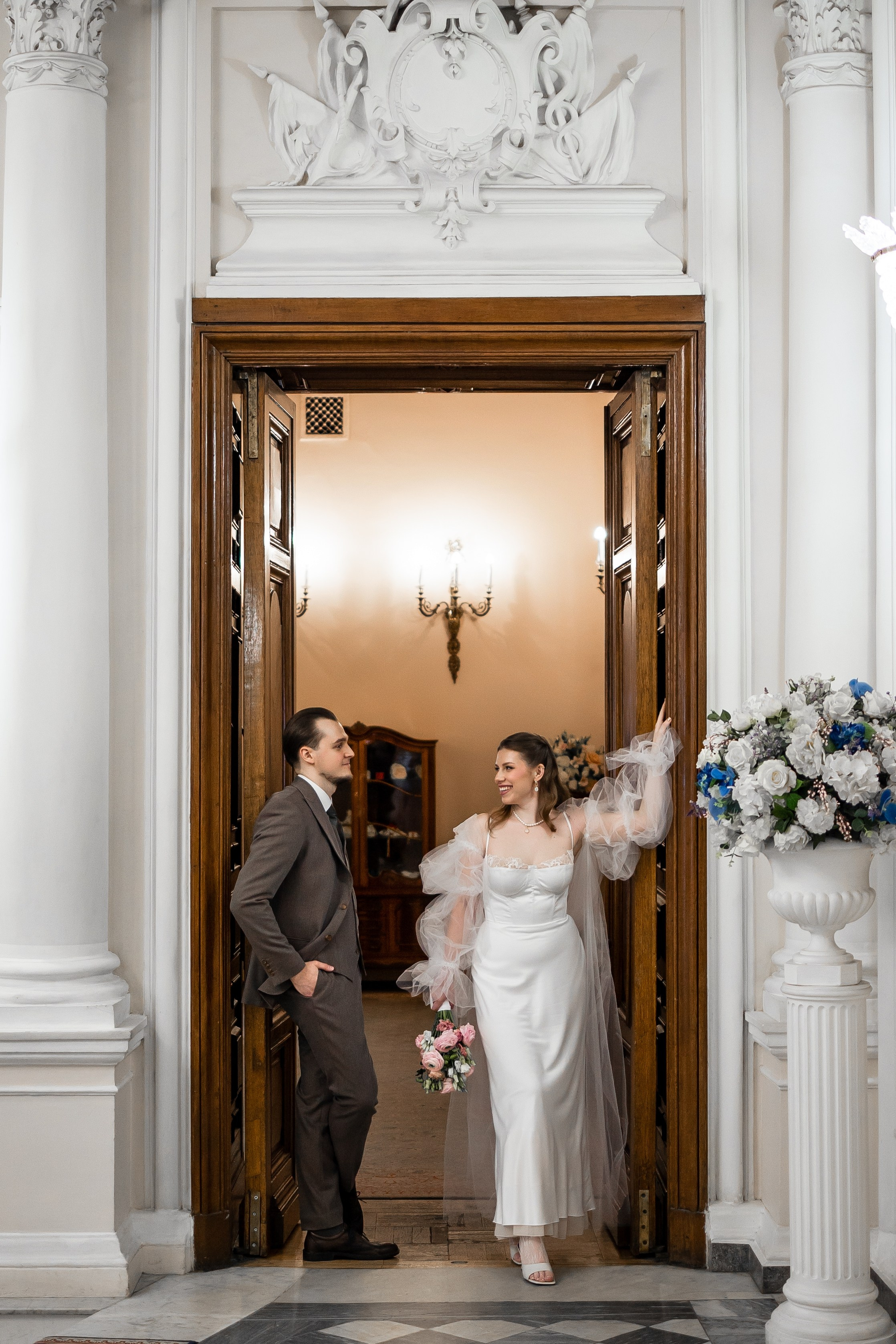 АКАДЕМИЯ ОСОБНЯК ШУВАЛОВА. Свадебный фотограф Санкт-Петербург Катерина Ширяева