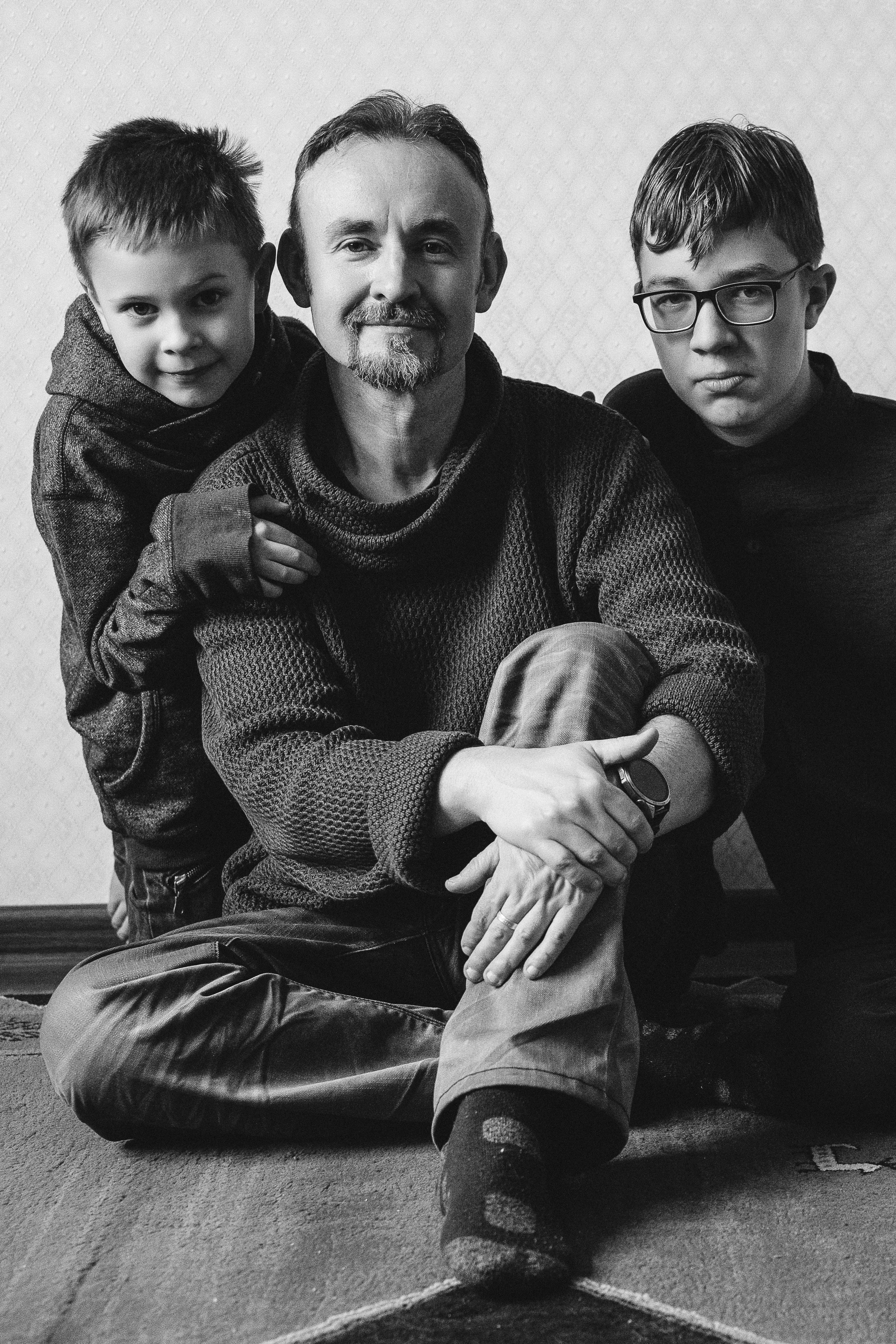 Саша, Тим и Митя. Фотограф Алла Быкова