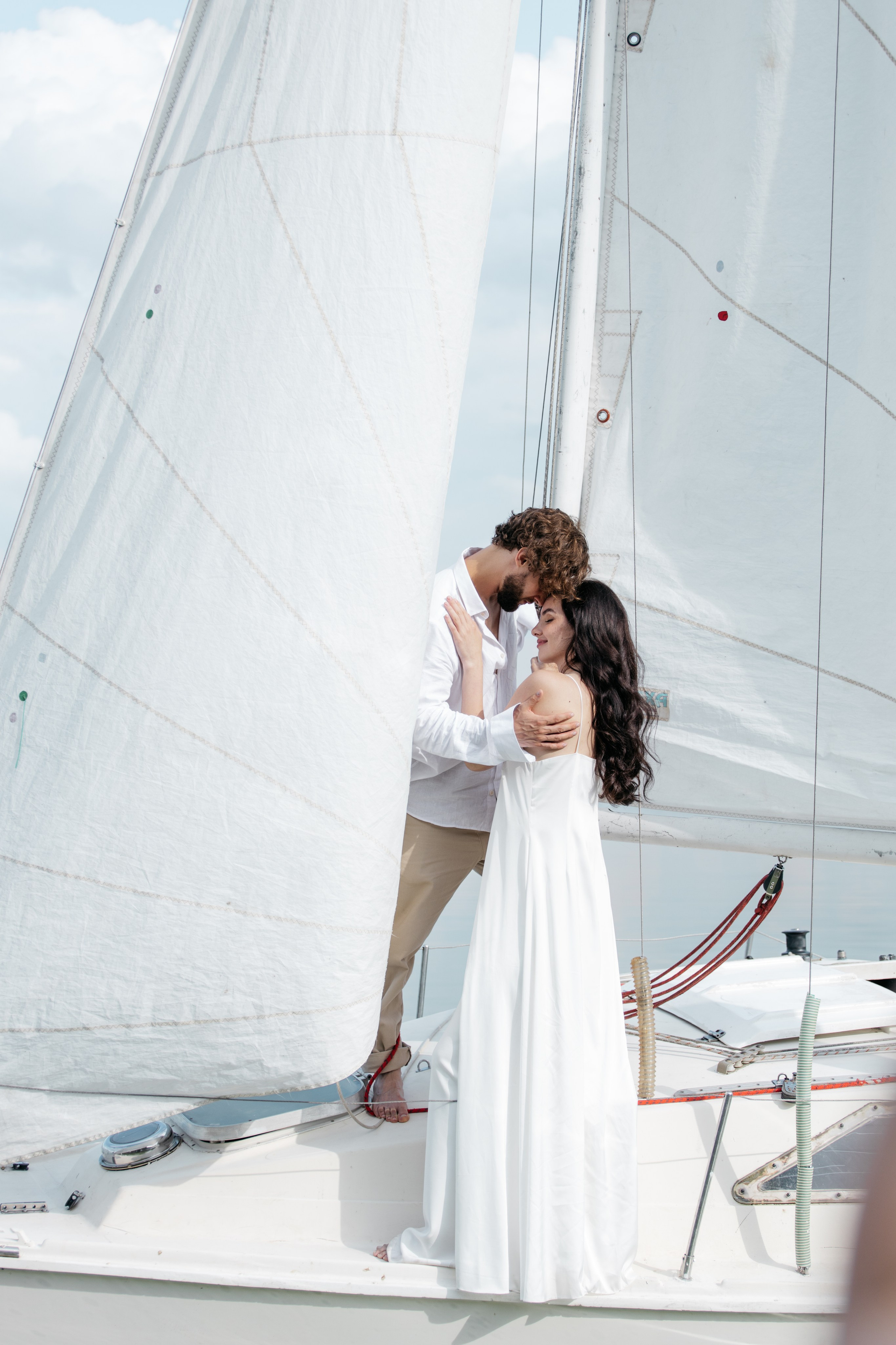 Яхта, парус, любовь. Свадебный фотограф в Москве Ольга Коржова