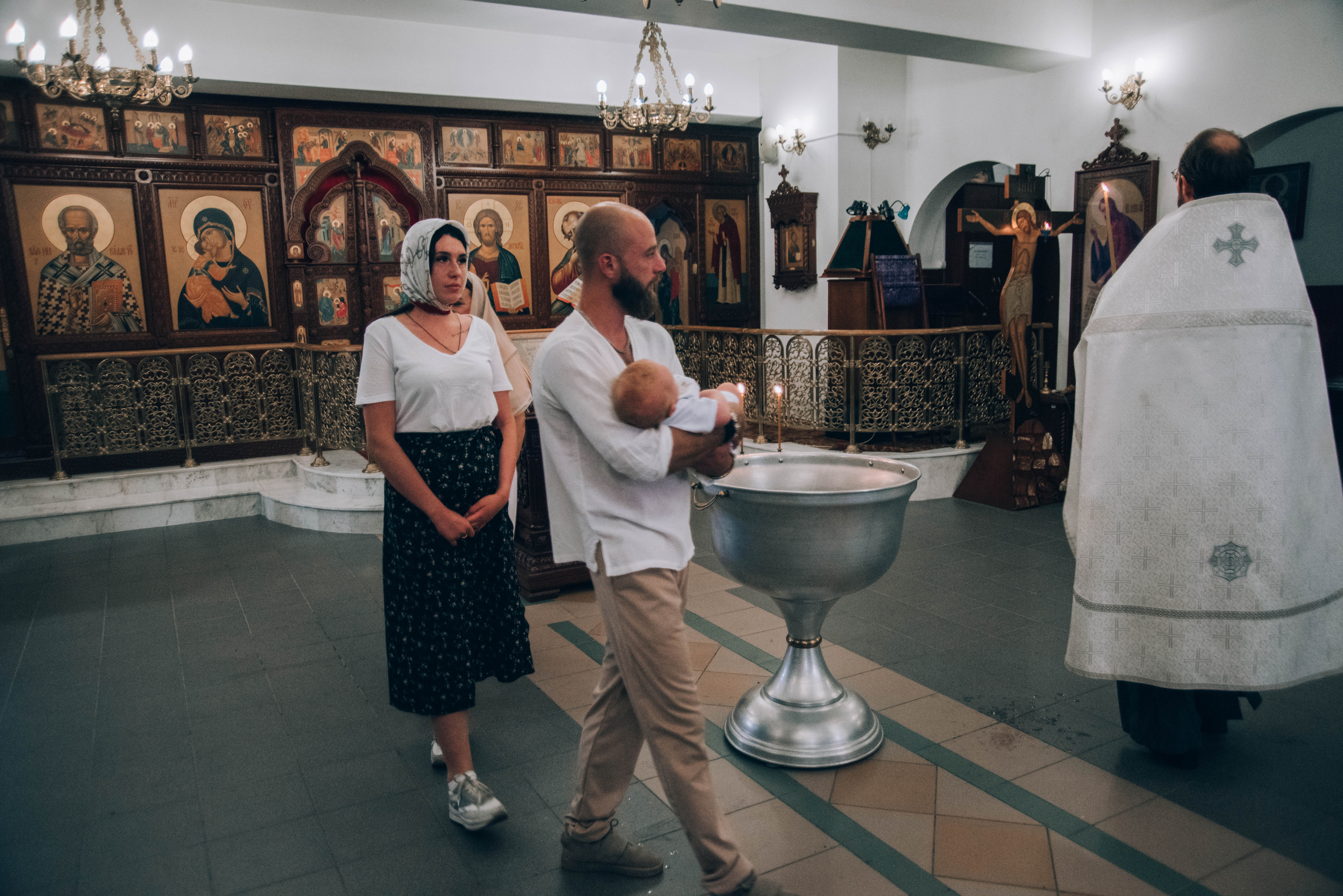 Крещение Ромы. Семейный и детский фотограф в Королеве, Москве и Московской области Строева Анастасия