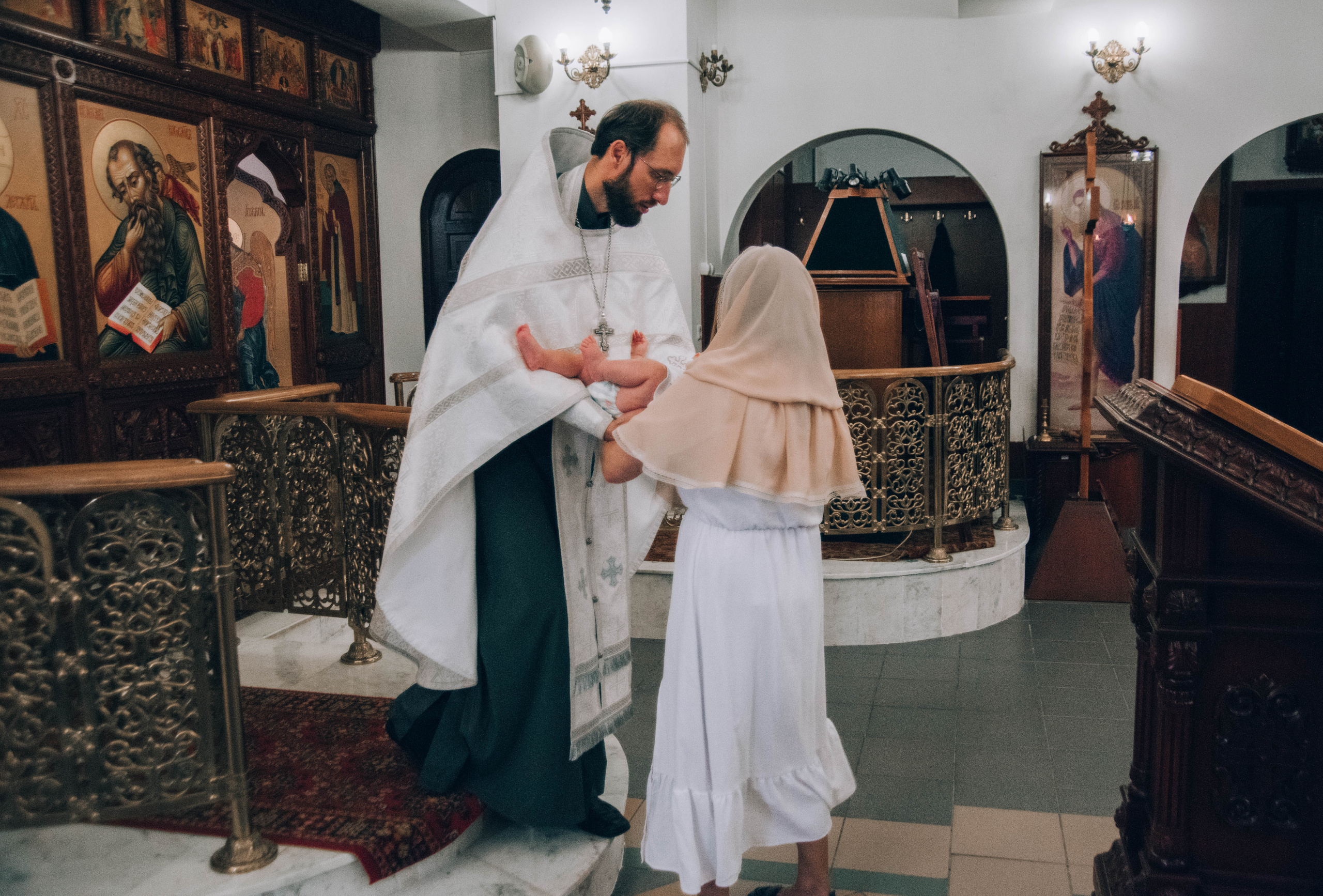 Крещение Ромы. Семейный и детский фотограф в Королеве, Москве и Московской области Строева Анастасия