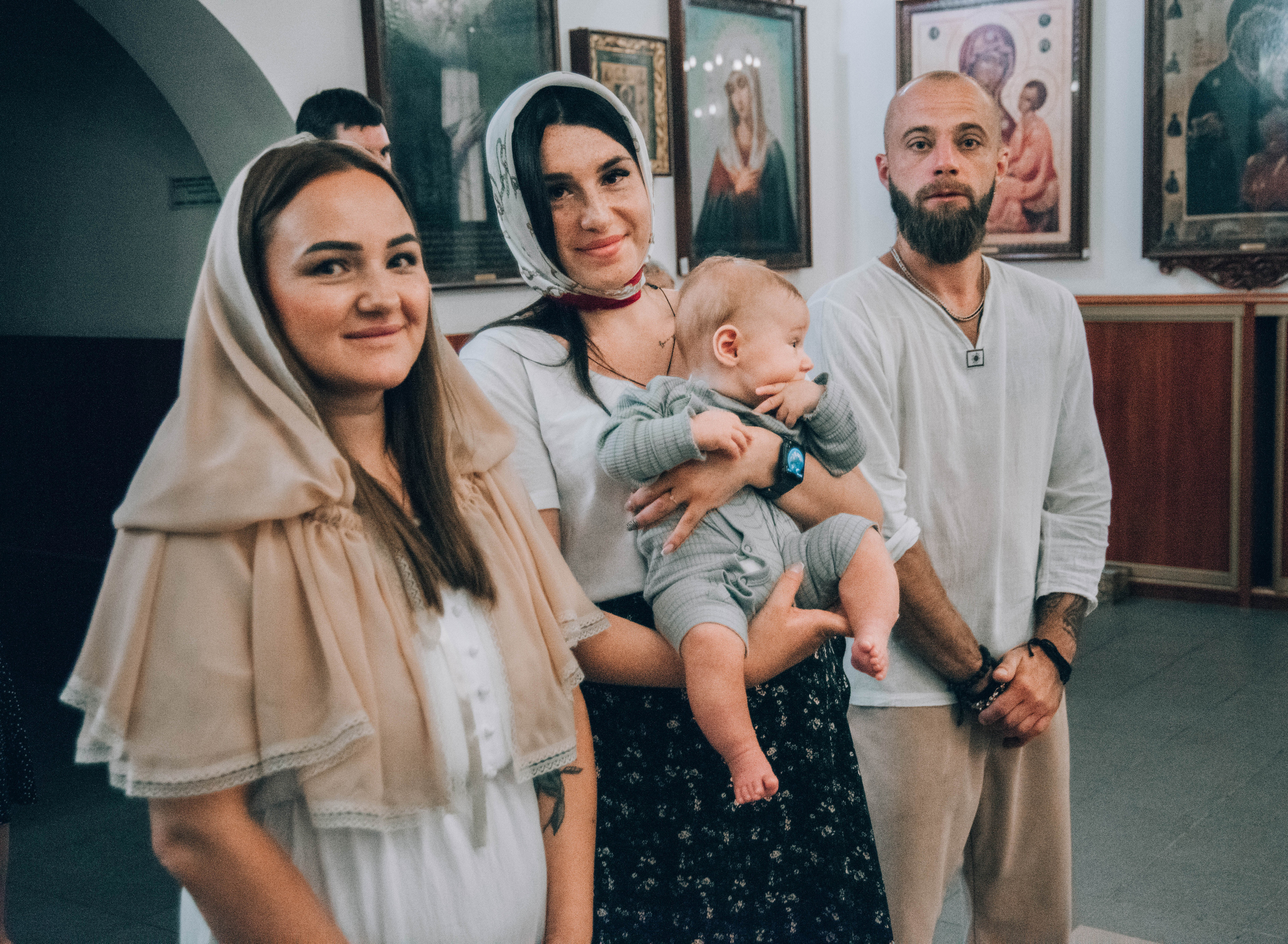 Крещение Ромы. Семейный и детский фотограф в Королеве, Москве и Московской области Строева Анастасия