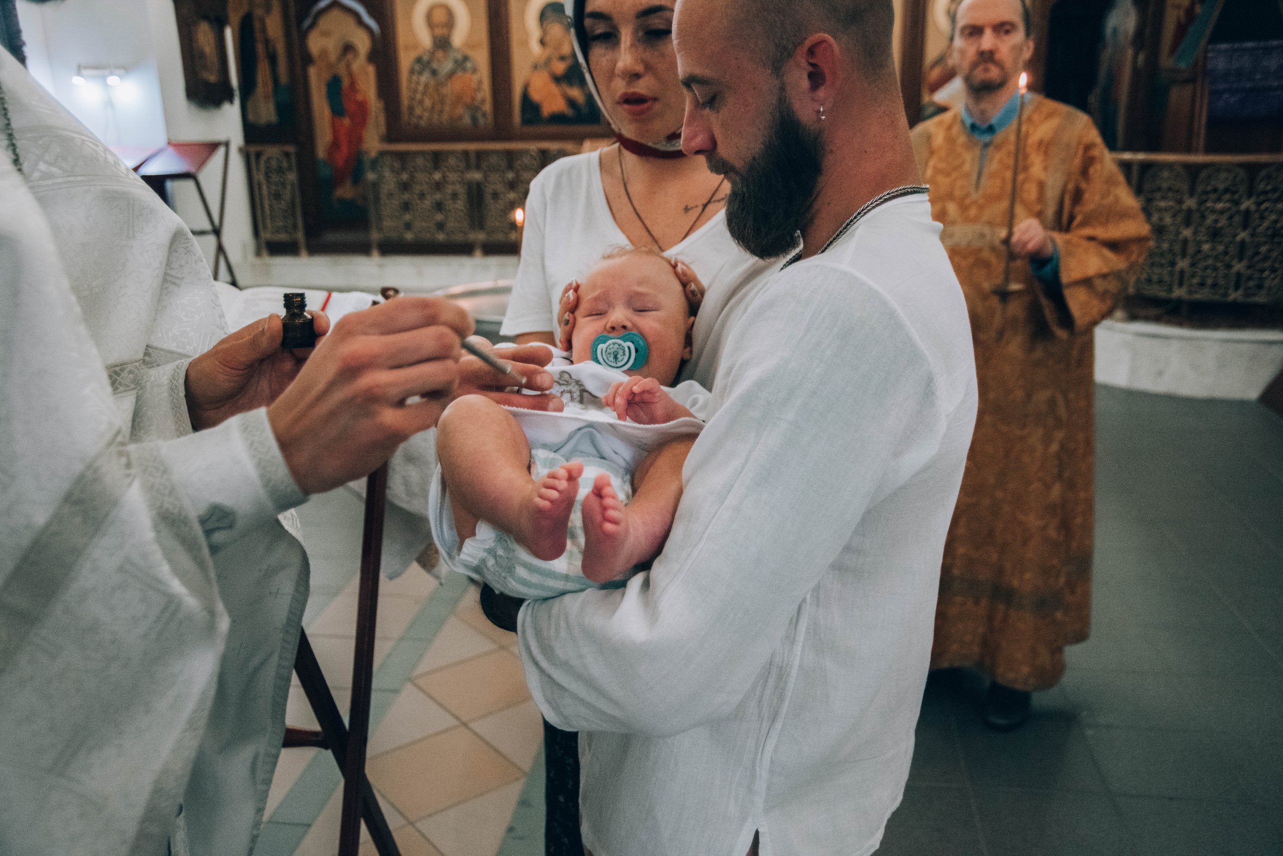 Крещение Ромы. Семейный и детский фотограф в Королеве, Москве и Московской области Строева Анастасия