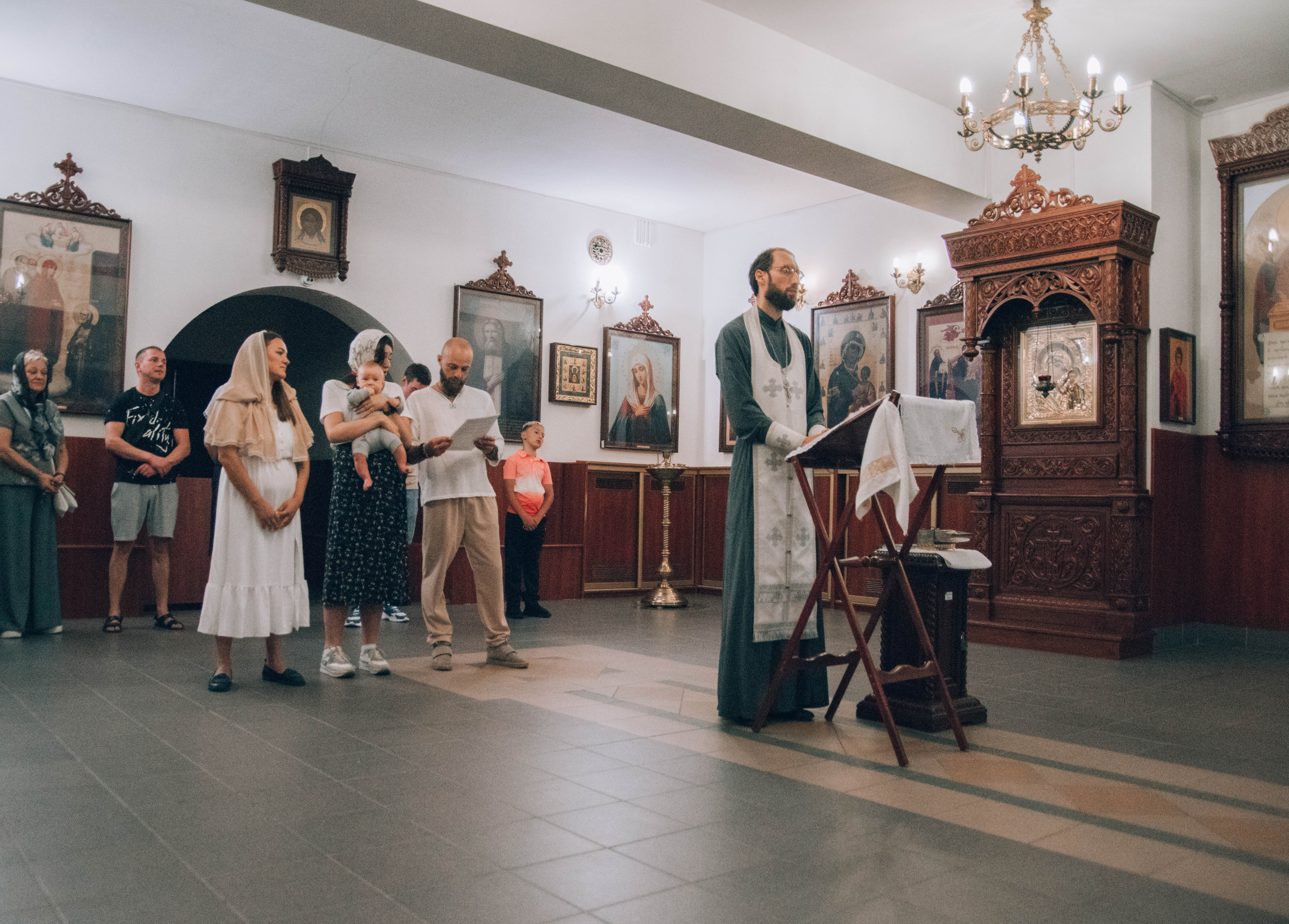 Крещение Ромы. Семейный и детский фотограф в Королеве, Москве и Московской области Строева Анастасия