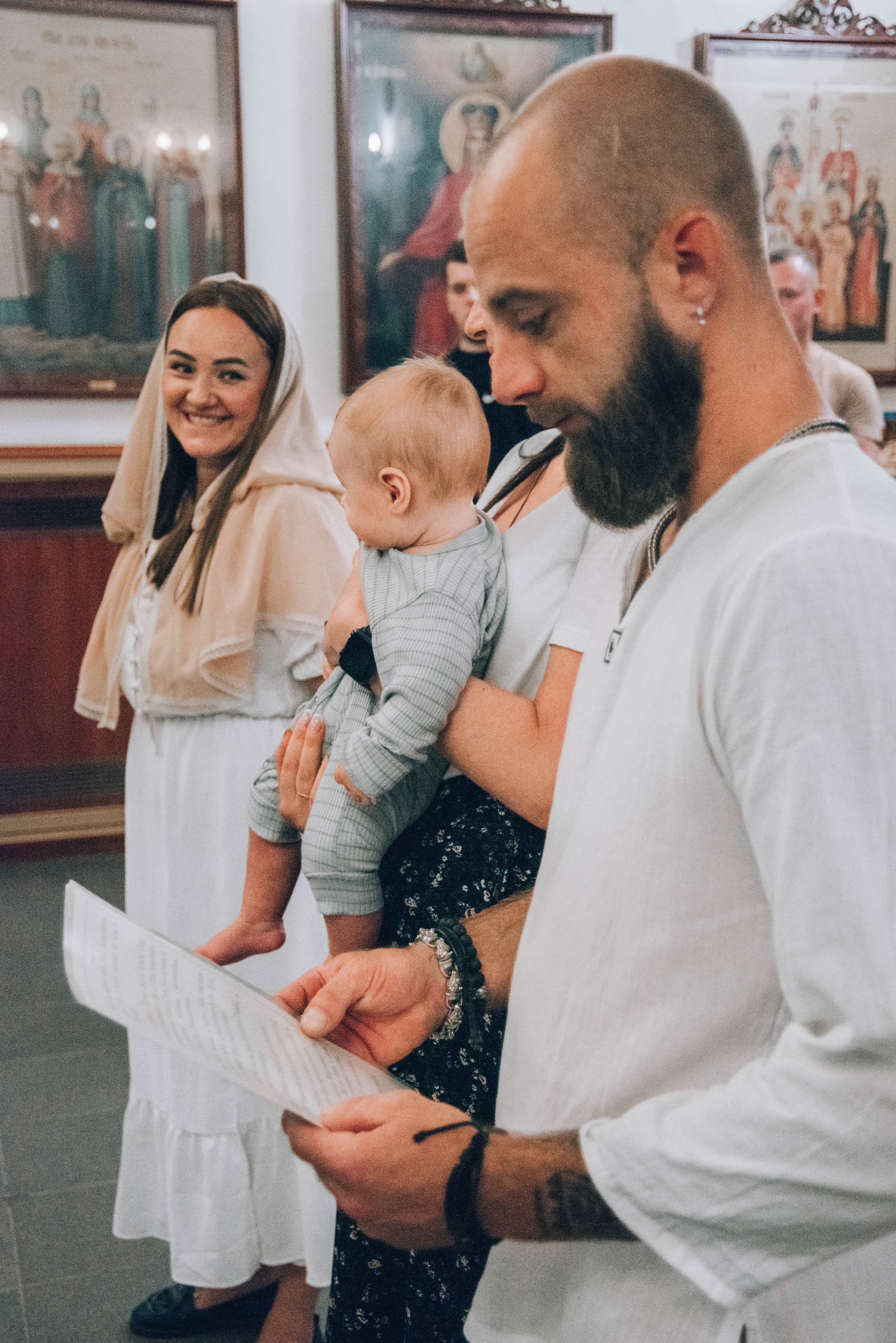 Крещение Ромы. Семейный и детский фотограф в Королеве, Москве и Московской области Строева Анастасия