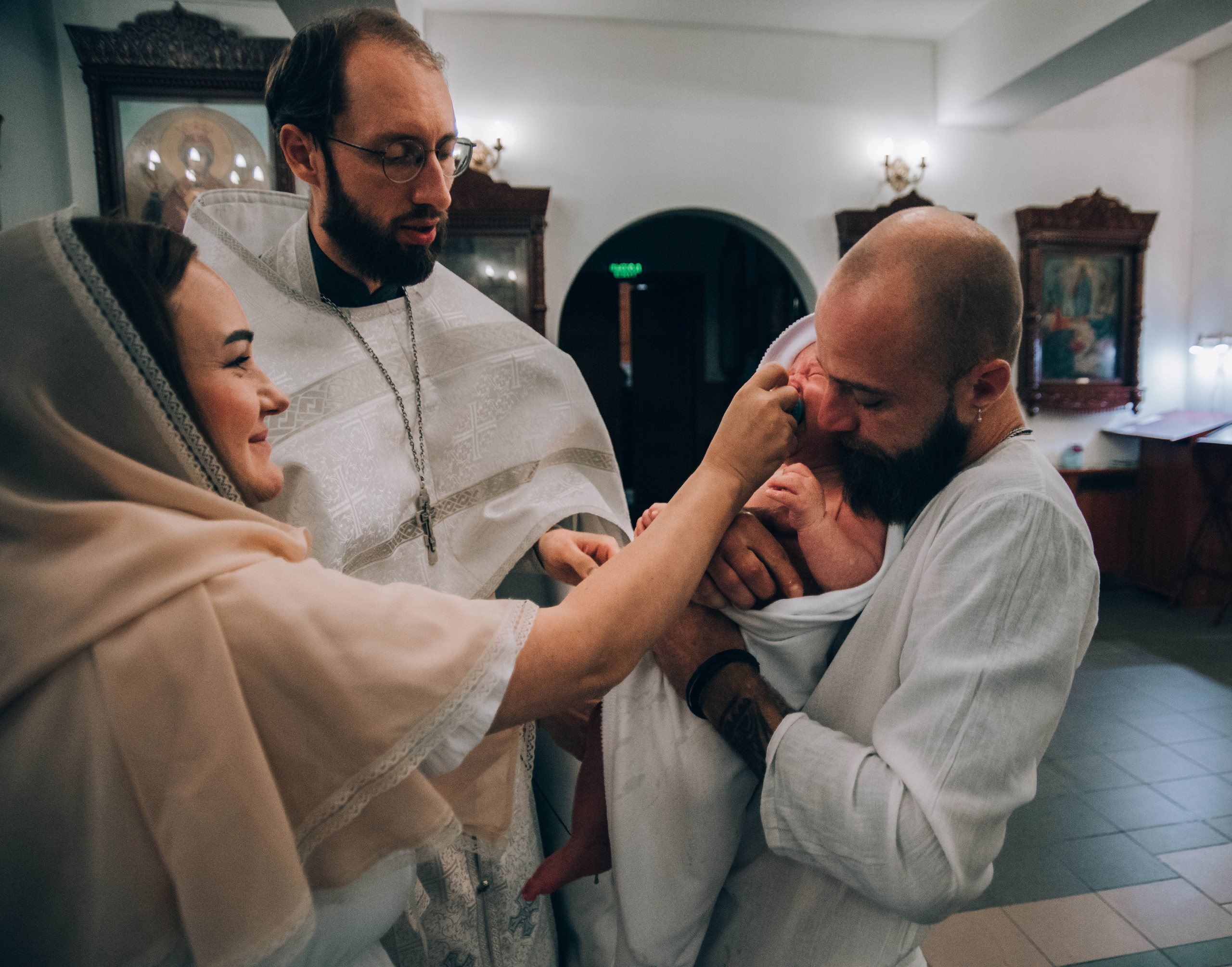 Крещение Ромы. Семейный и детский фотограф в Королеве, Москве и Московской области Строева Анастасия