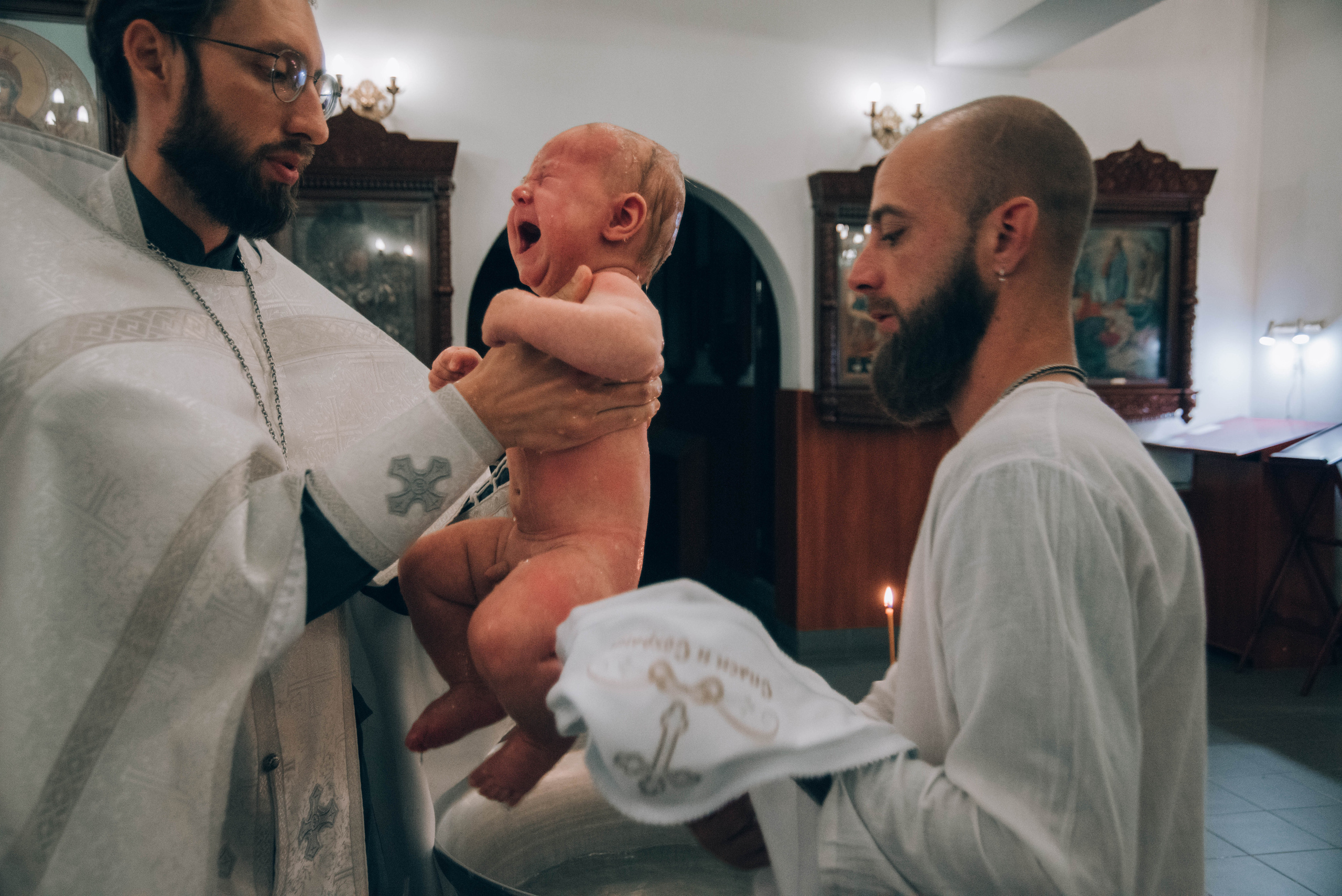 Крещение Ромы. Семейный и детский фотограф в Королеве, Москве и Московской области Строева Анастасия