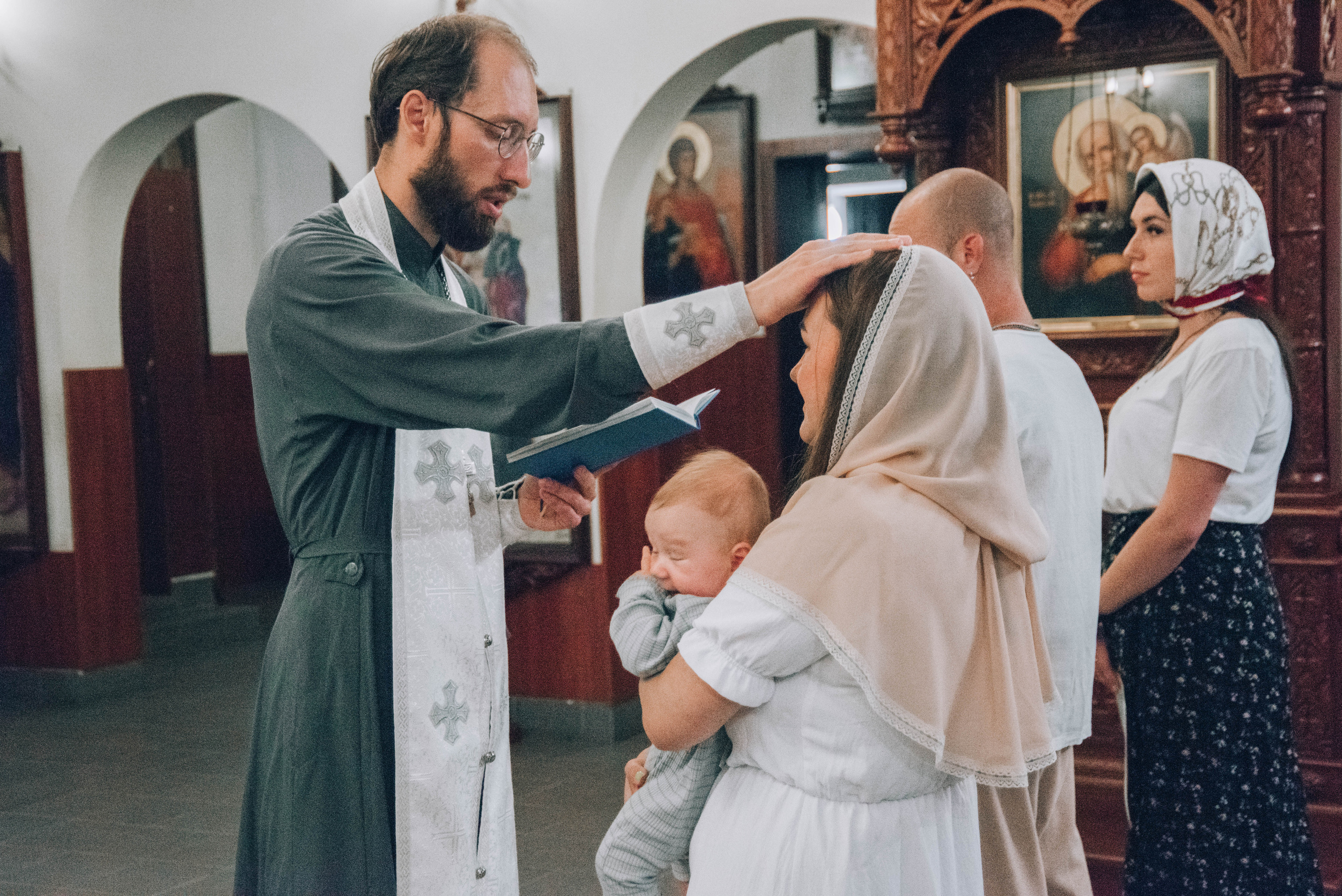 Крещение Ромы. Семейный и детский фотограф в Королеве, Москве и Московской области Строева Анастасия