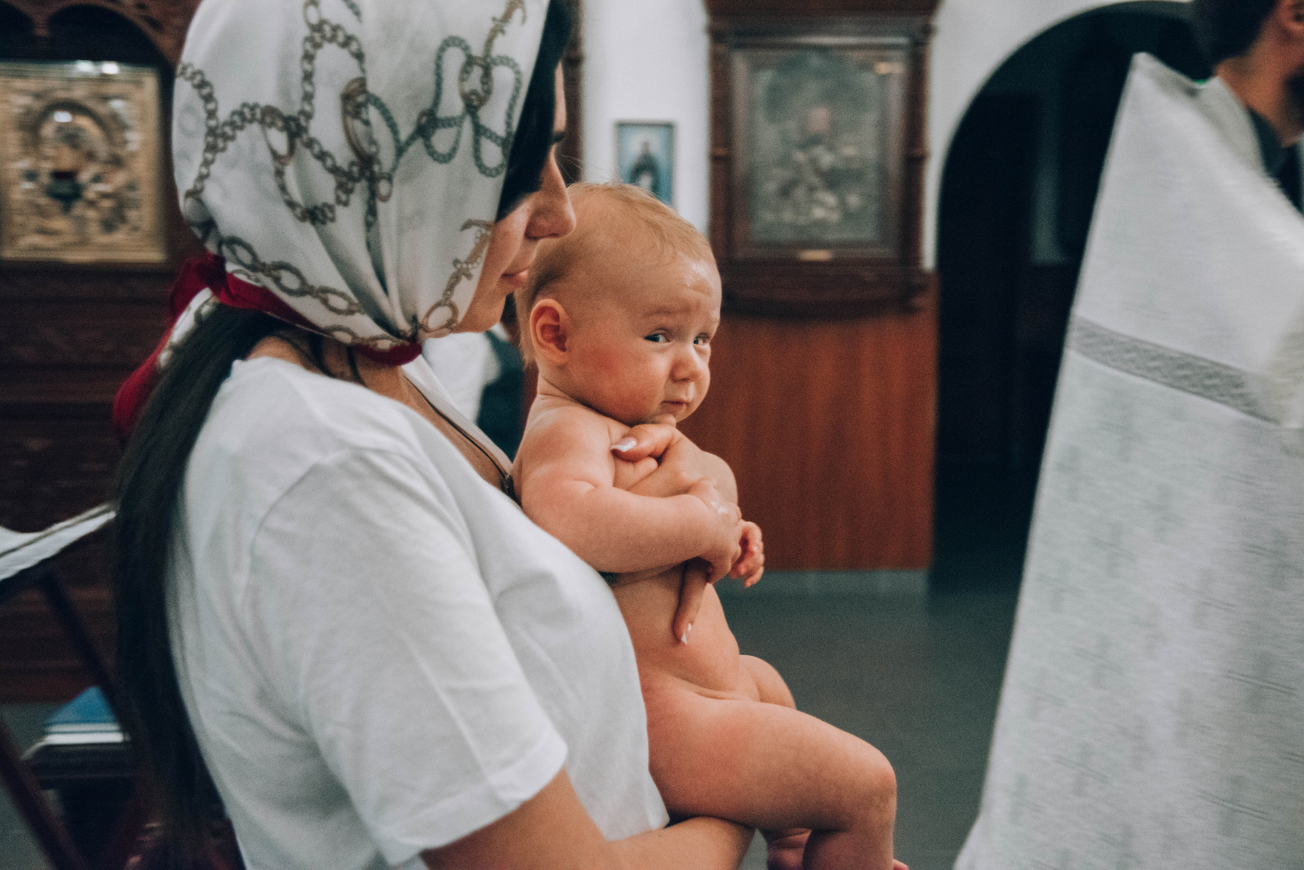 Крещение Ромы. Семейный и детский фотограф в Королеве, Москве и Московской области Строева Анастасия