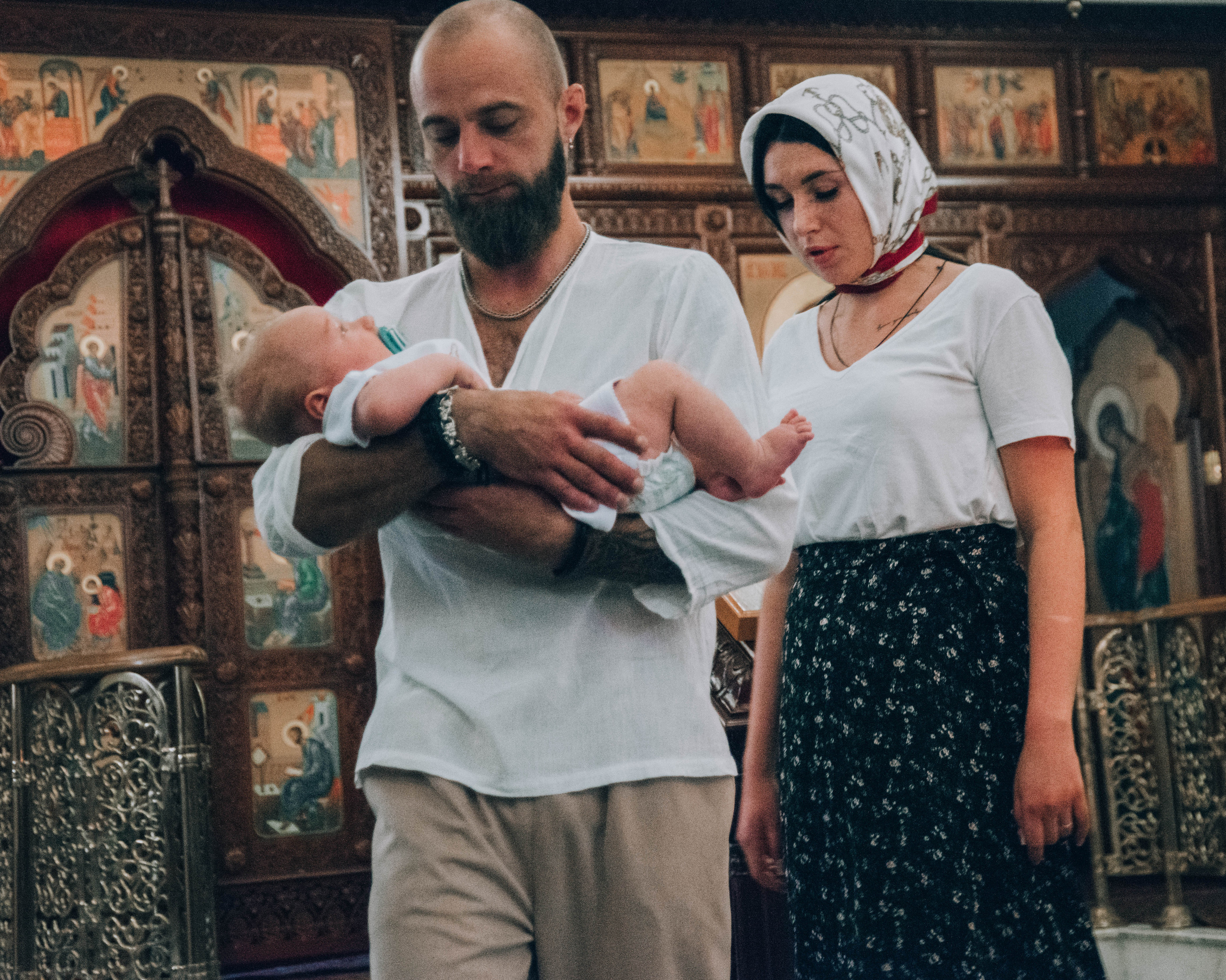 Крещение Ромы. Семейный и детский фотограф в Королеве, Москве и Московской области Строева Анастасия