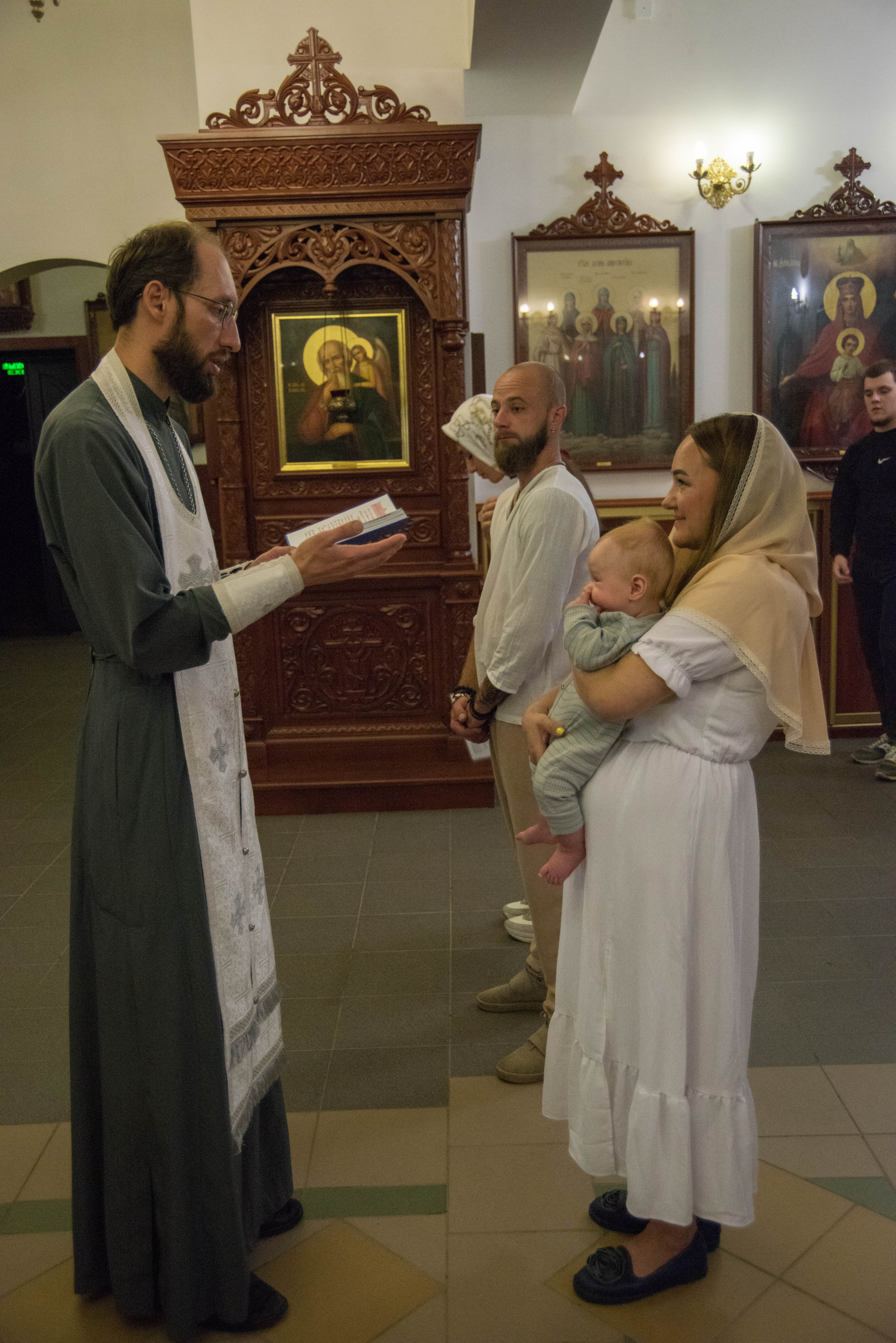 Крещение Ромы. Семейный и детский фотограф в Королеве, Москве и Московской области Строева Анастасия