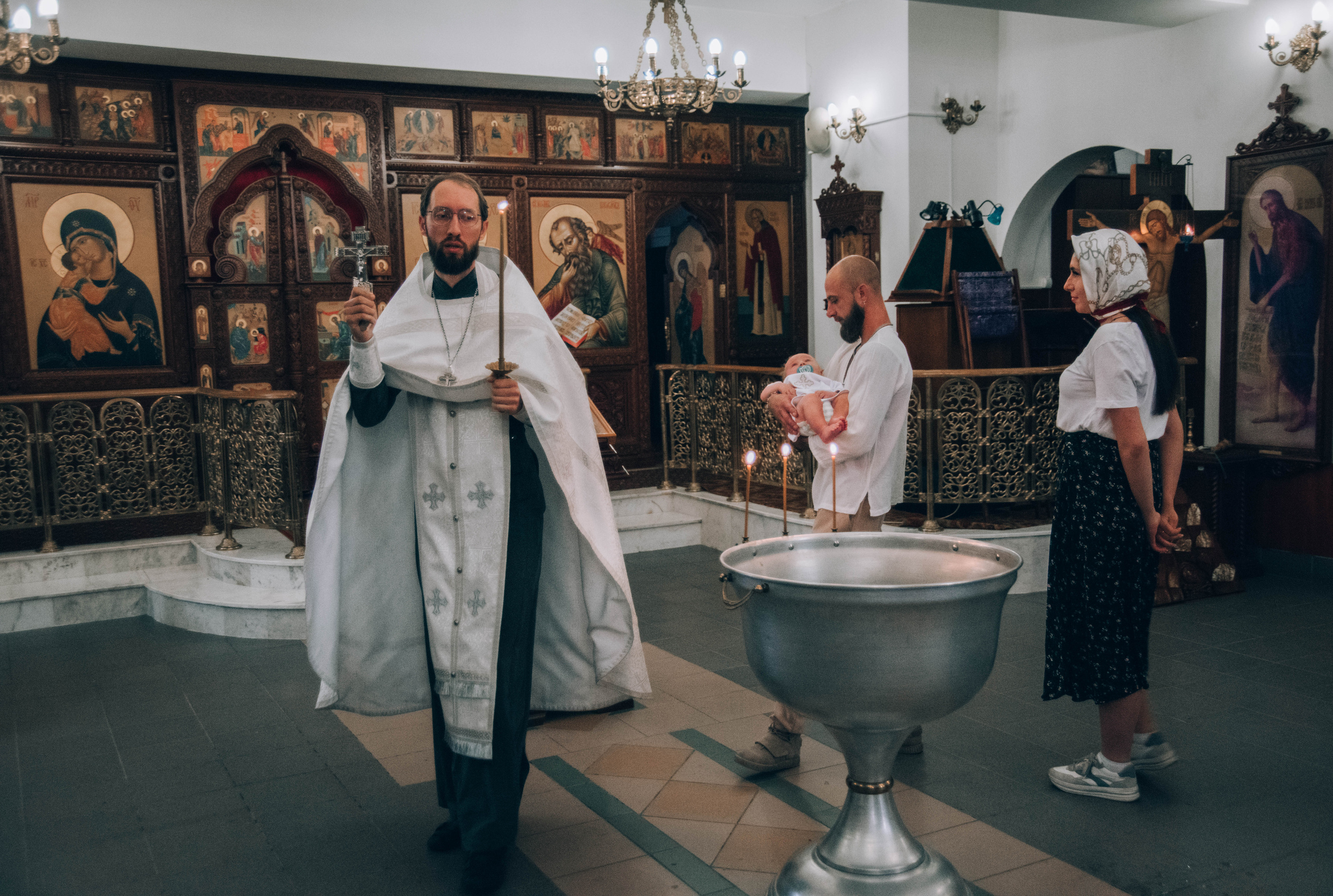 Крещение Ромы. Семейный и детский фотограф в Королеве, Москве и Московской области Строева Анастасия