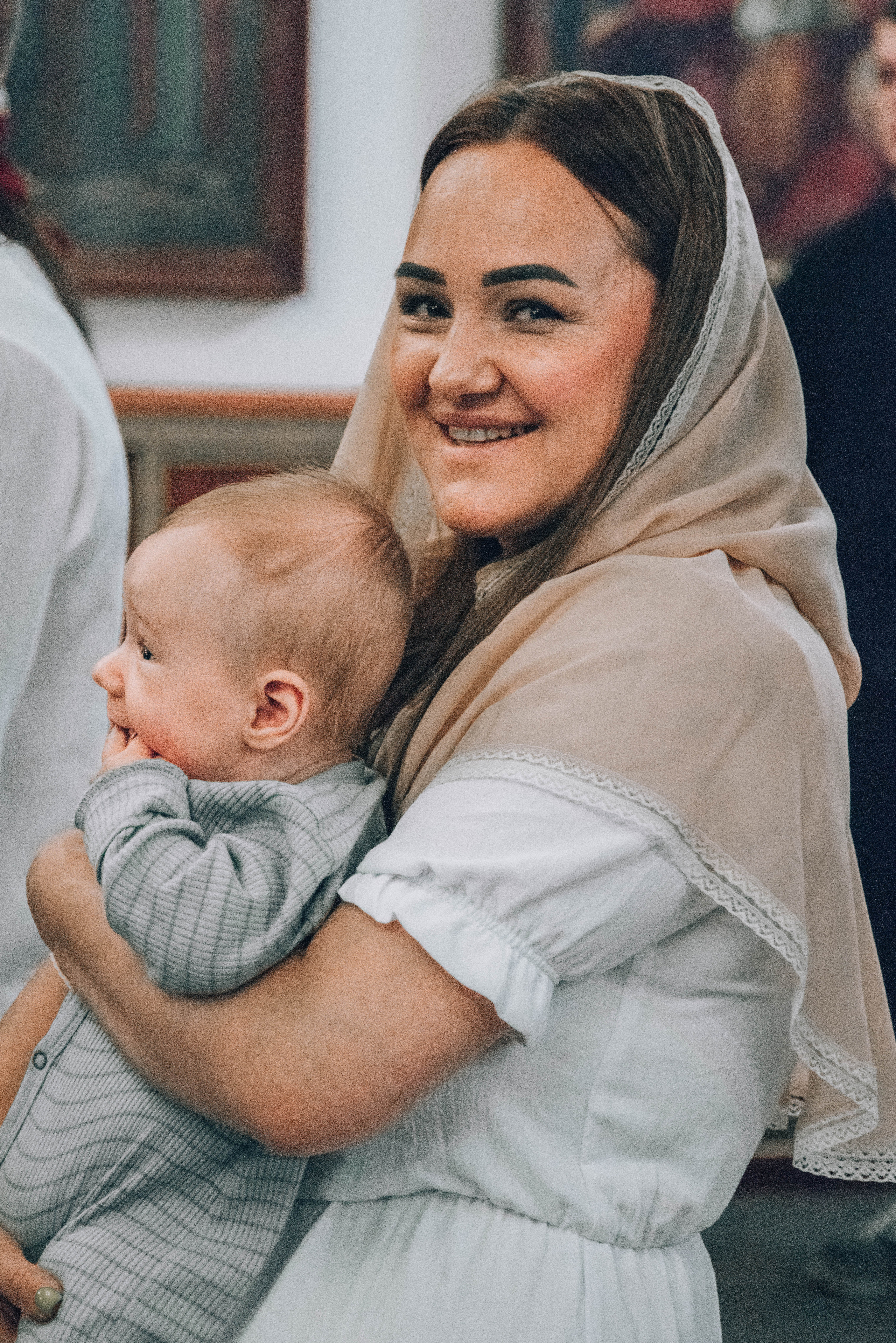 Крещение Ромы. Семейный и детский фотограф в Королеве, Москве и Московской области Строева Анастасия
