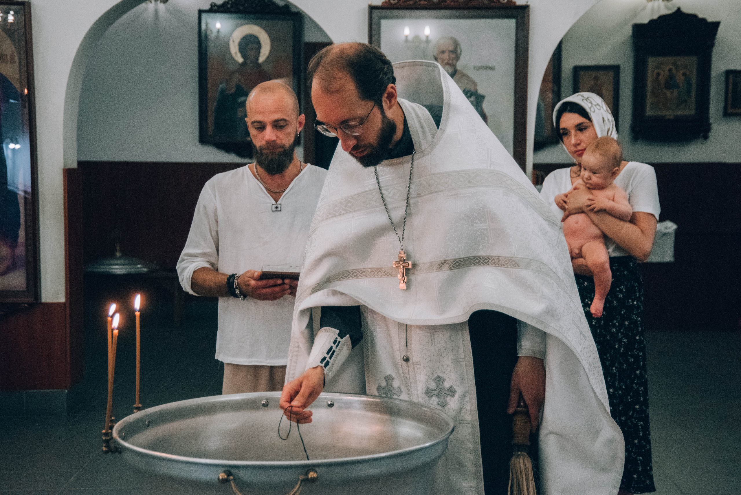 Крещение Ромы. Семейный и детский фотограф в Королеве, Москве и Московской области Строева Анастасия