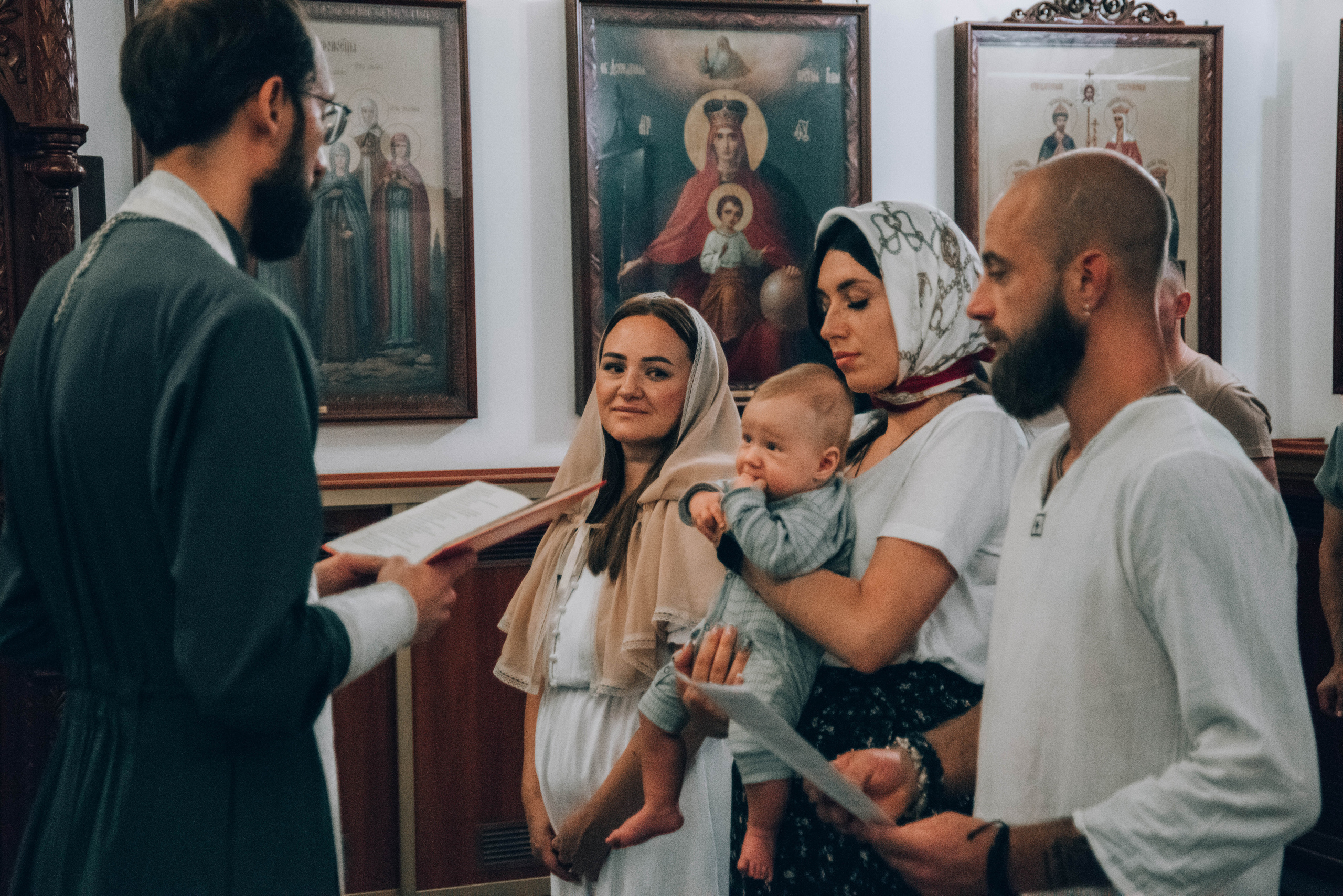 Крещение Ромы. Семейный и детский фотограф в Королеве, Москве и Московской области Строева Анастасия