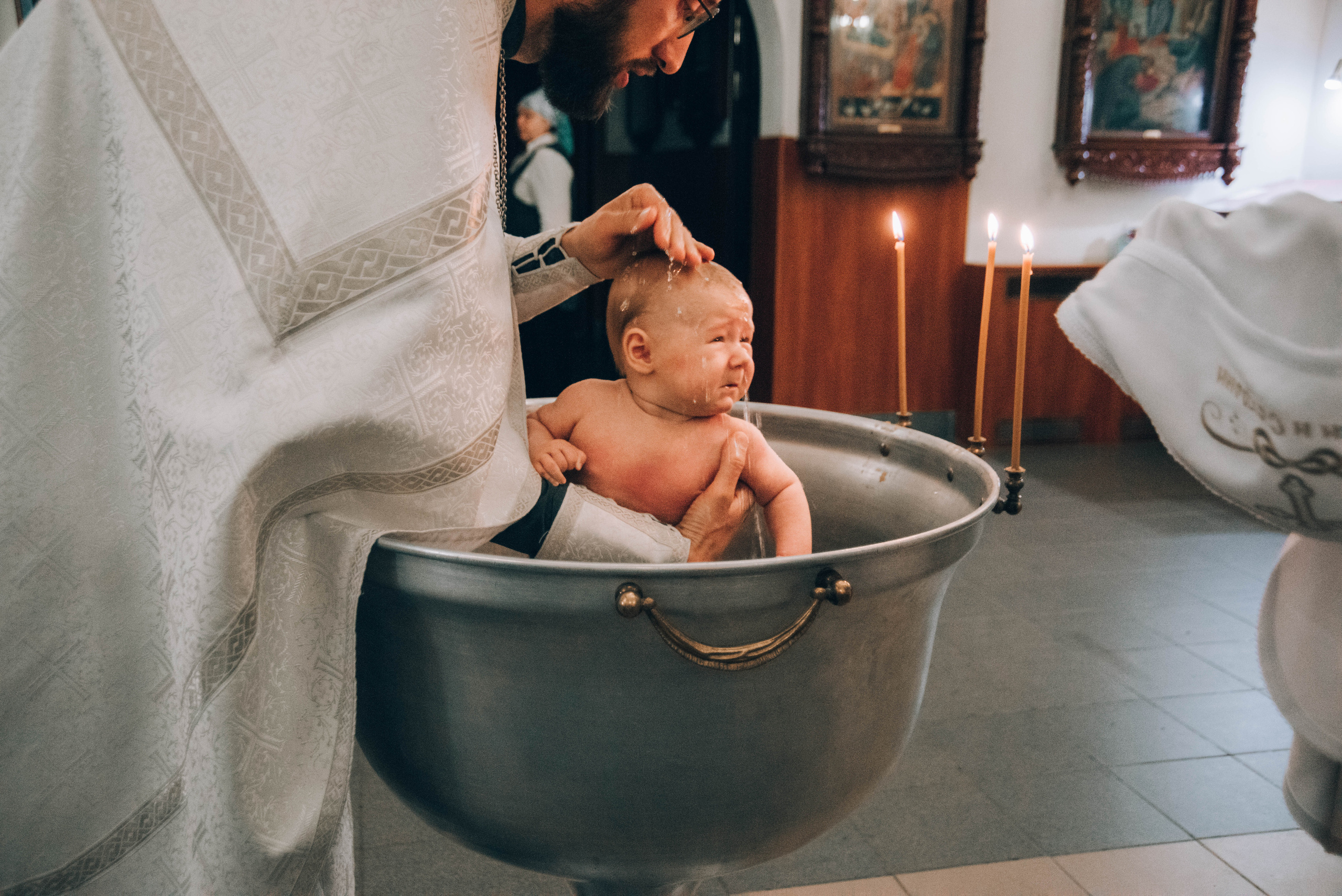 Крещение Ромы. Семейный и детский фотограф в Королеве, Москве и Московской области Строева Анастасия
