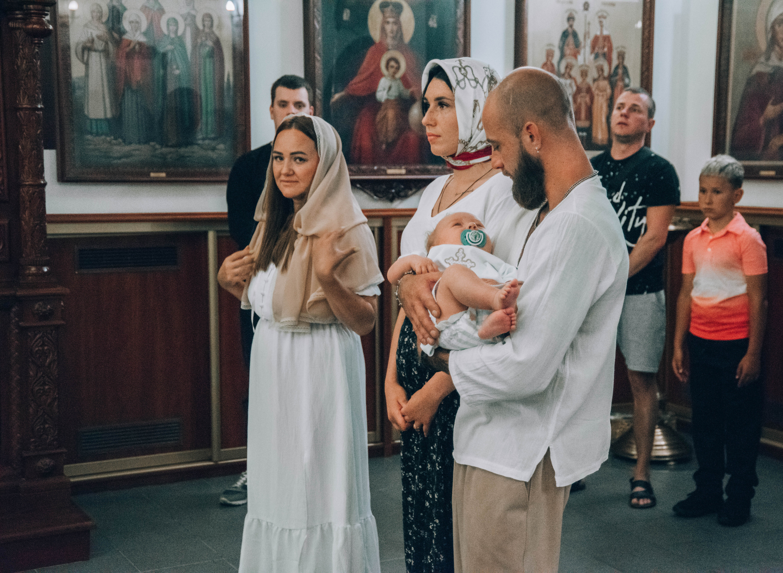 Крещение Ромы. Семейный и детский фотограф в Королеве, Москве и Московской области Строева Анастасия